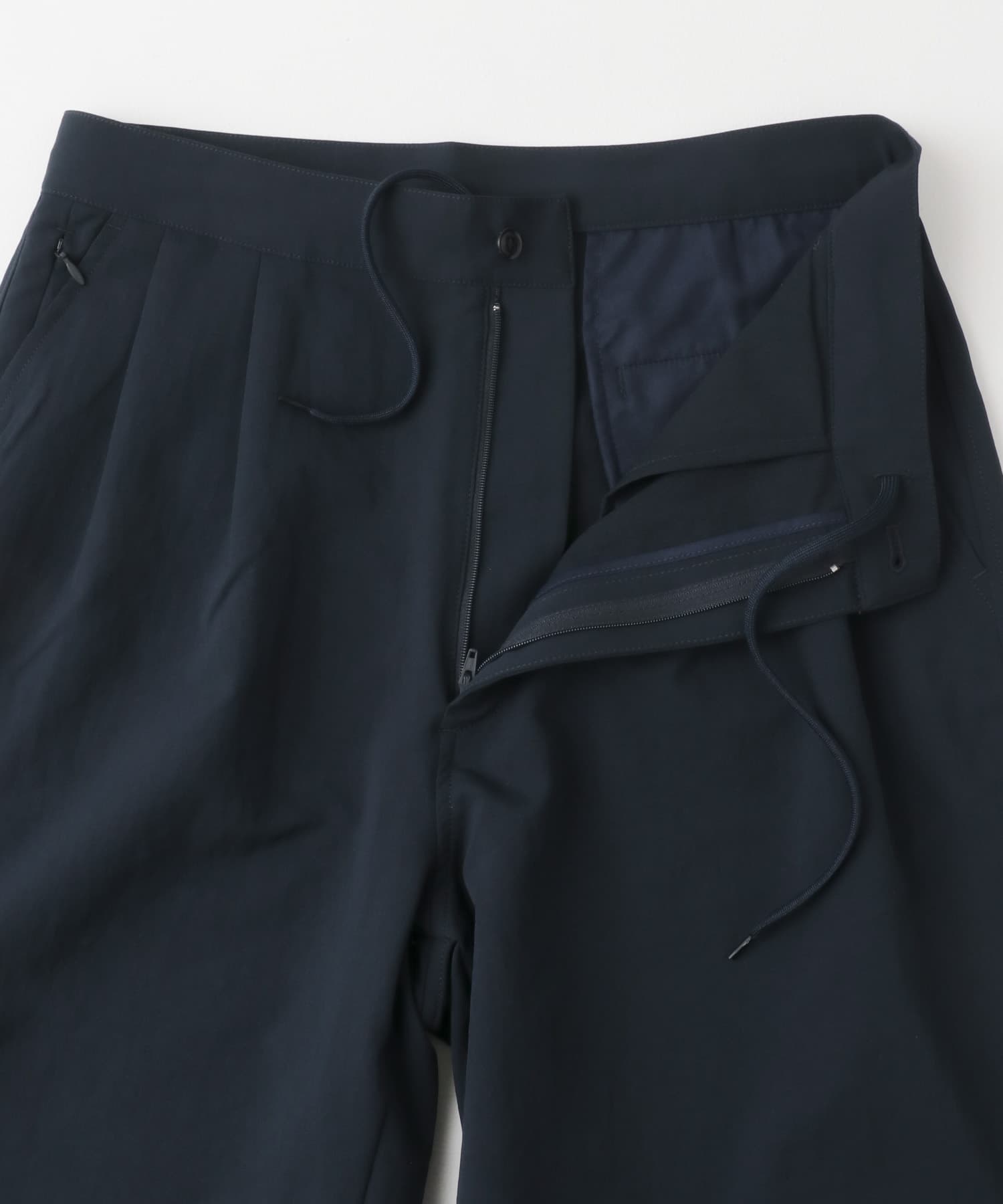 nanamica　ALPHADRY Double Pleats Short Navy (N) 30