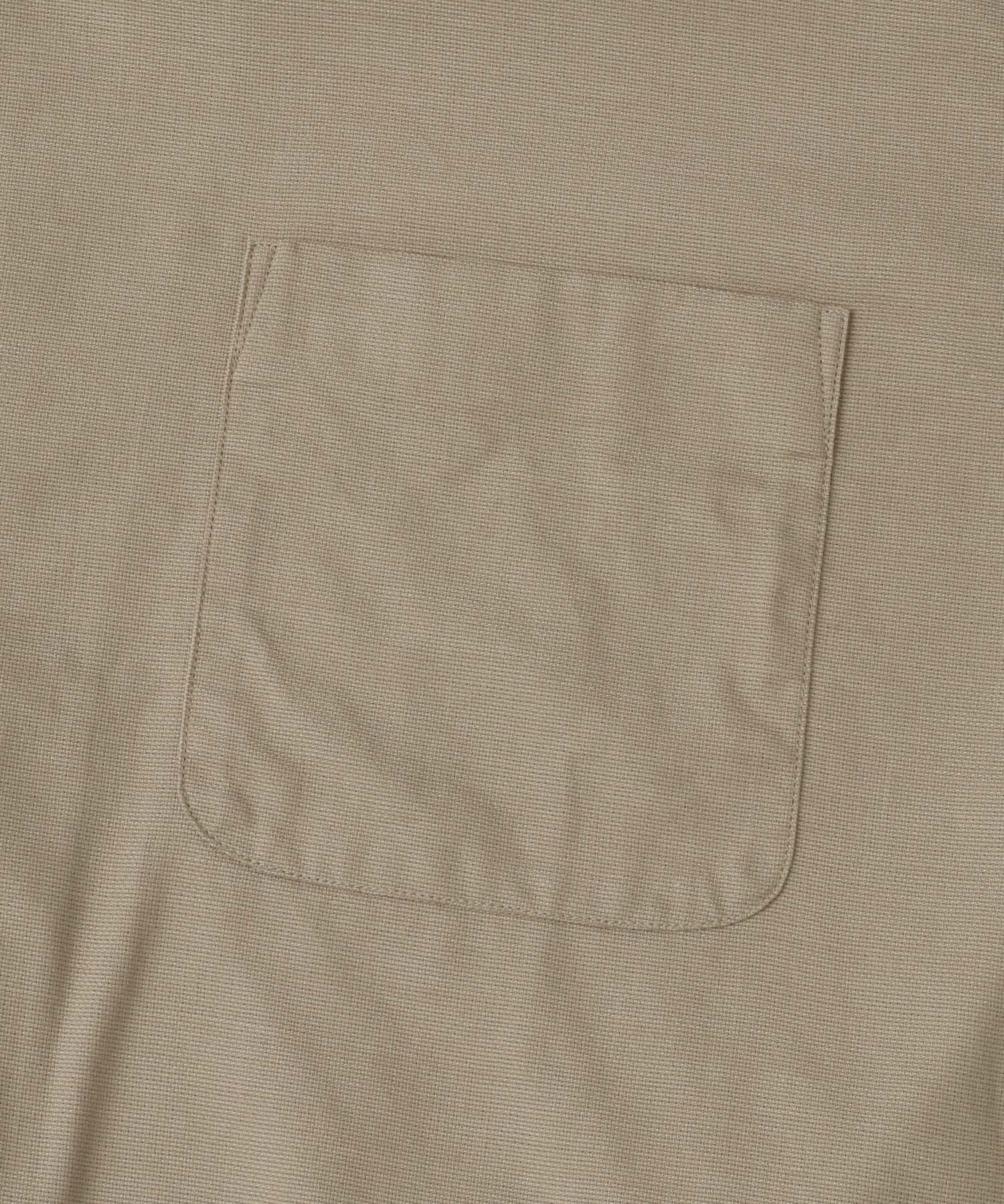 nanamica　Open Collar Panama Short-Sleeve Shirts Beige (BE) M