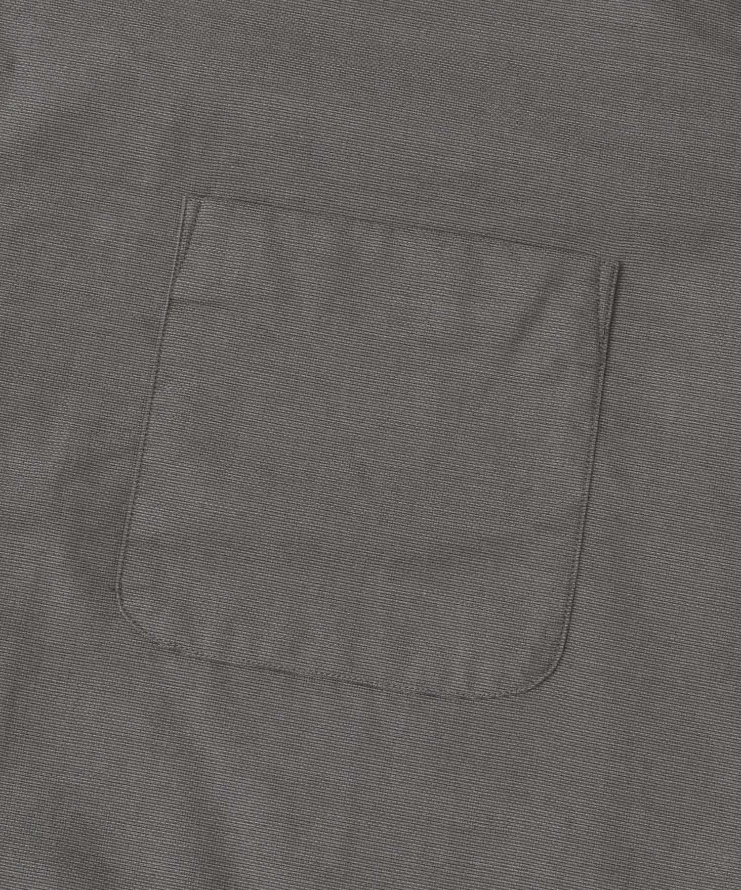 nanamica　Open Collar Panama Short-Sleeve Shirts Gray (H) M