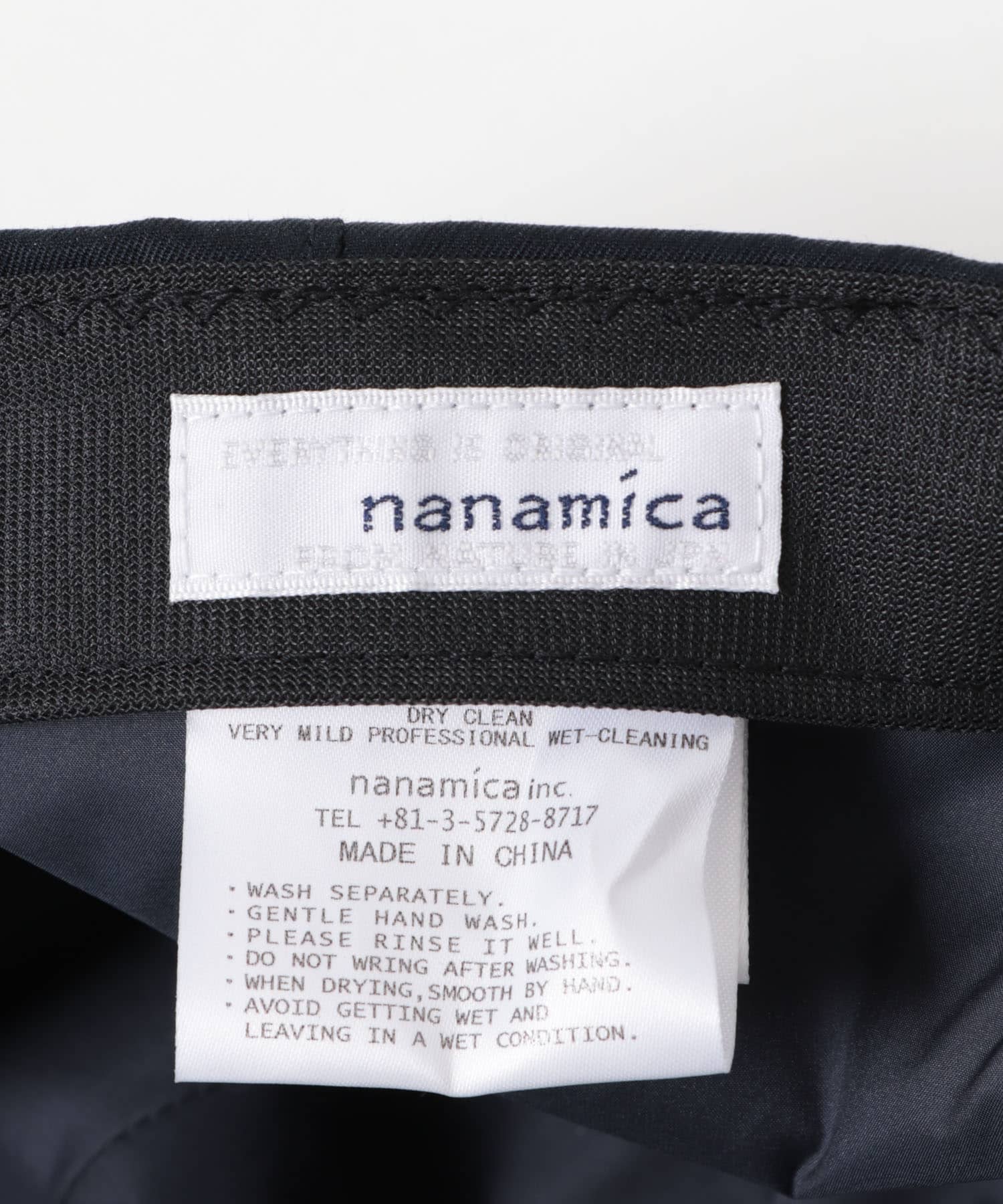 nanamica　2L Cotton GORE-TEX Cap Navy(N) one