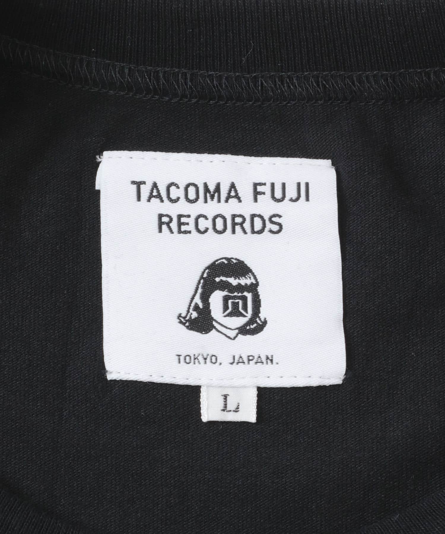 TACOMA FUJI RECORDS　TF(OB ver) T-SHIRTS BLACK M