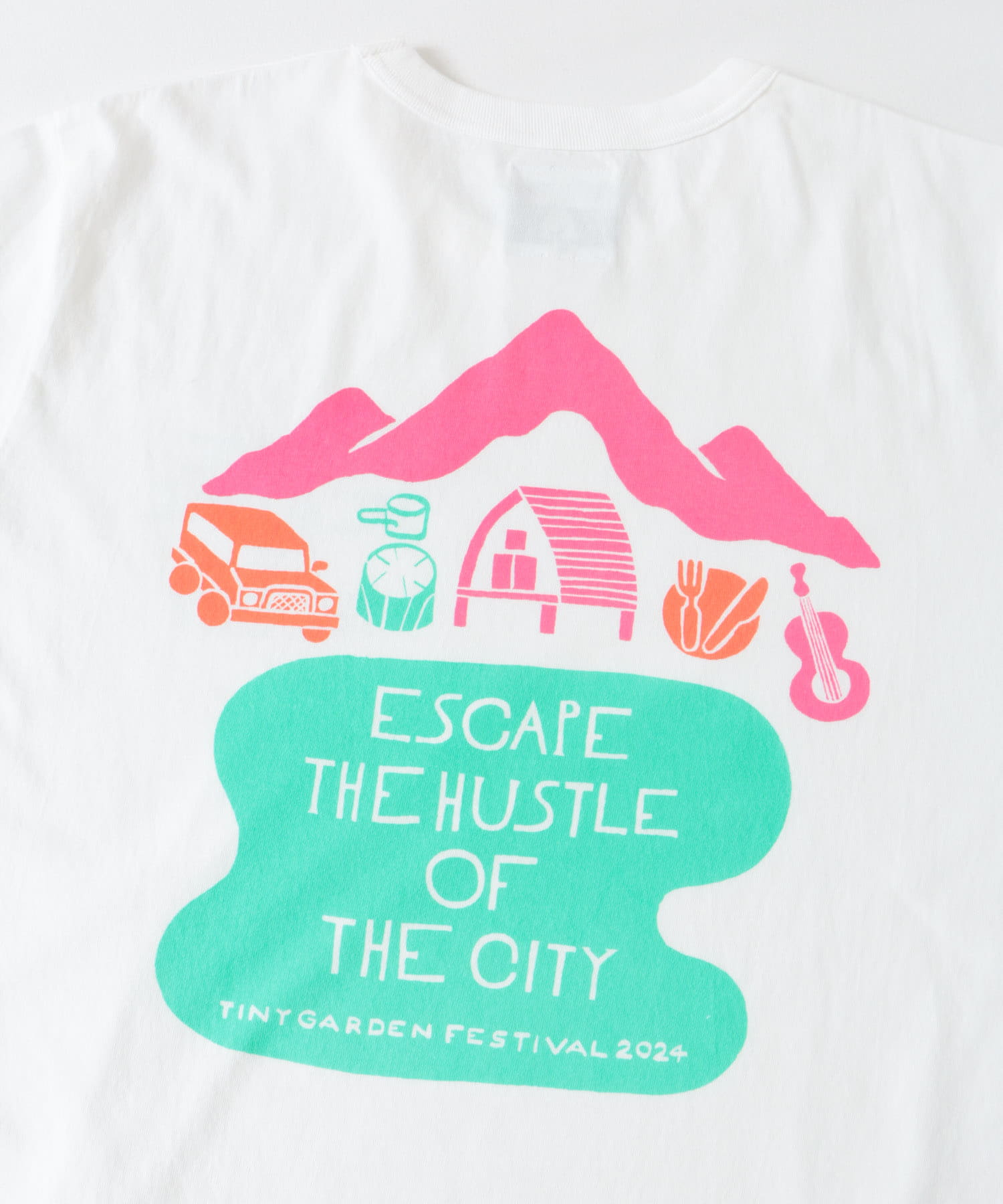 『別注』TACOMA FUJI RECORDS×EKAL　TGFイラストTシャツ 1 ホワイト M