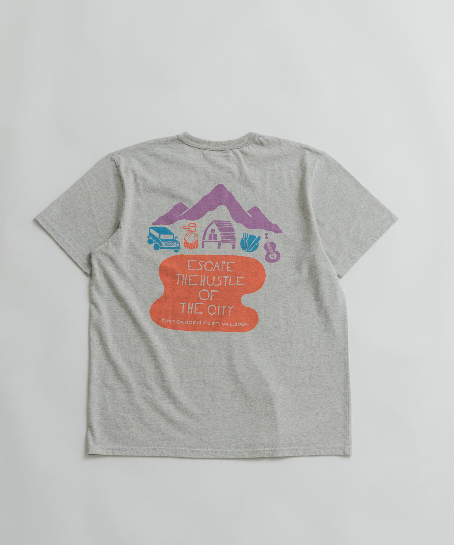 『別注』TACOMA FUJI RECORDS×EKAL　TGFイラストTシャツ 1 グレー L
