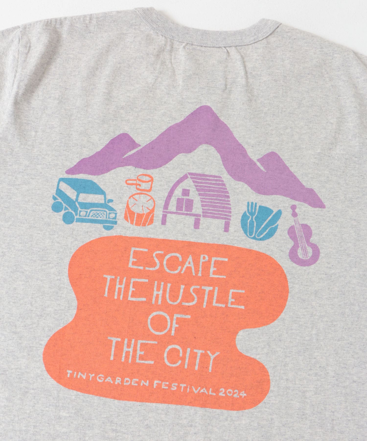 『別注』TACOMA FUJI RECORDS×EKAL　TGFイラストTシャツ 1 グレー M