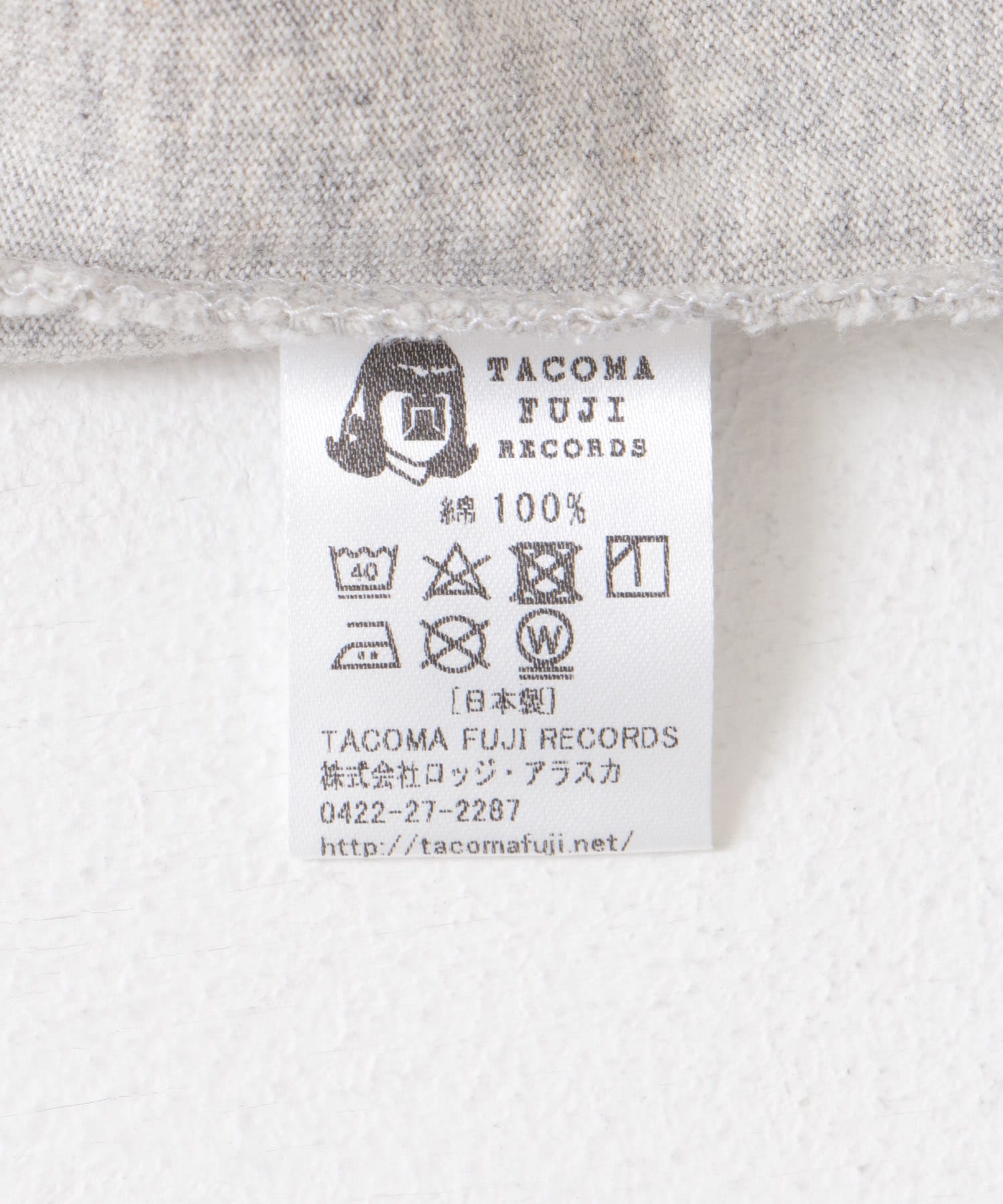 『別注』TACOMA FUJI RECORDS×EKAL　TGFイラストTシャツ 1 グレー M