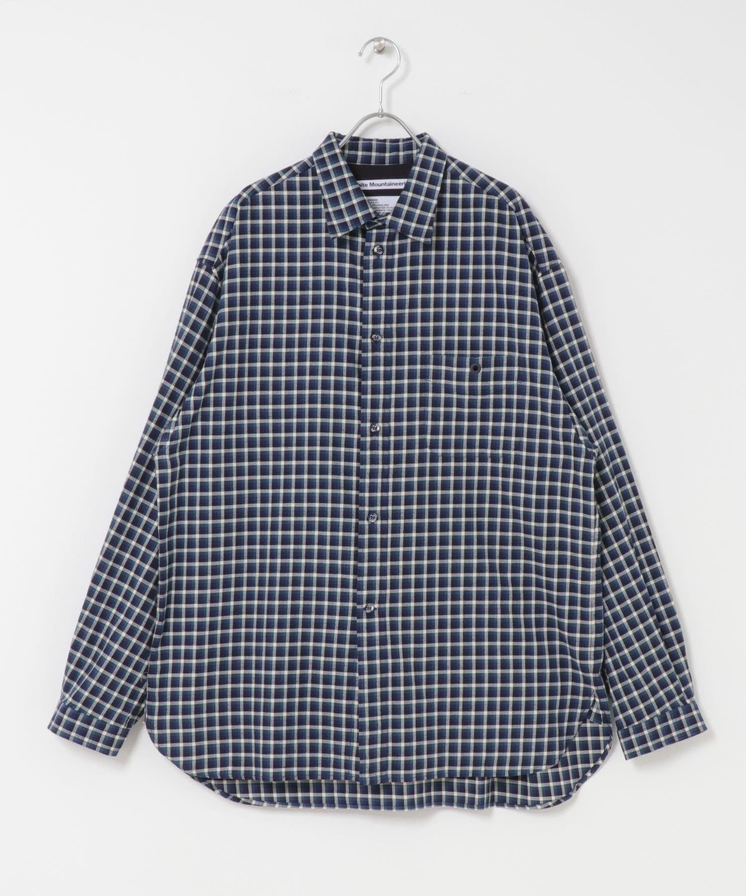 WHITE MOUNTAINEERING　GUSSET SLEEVE ELT PKT SHIRTS