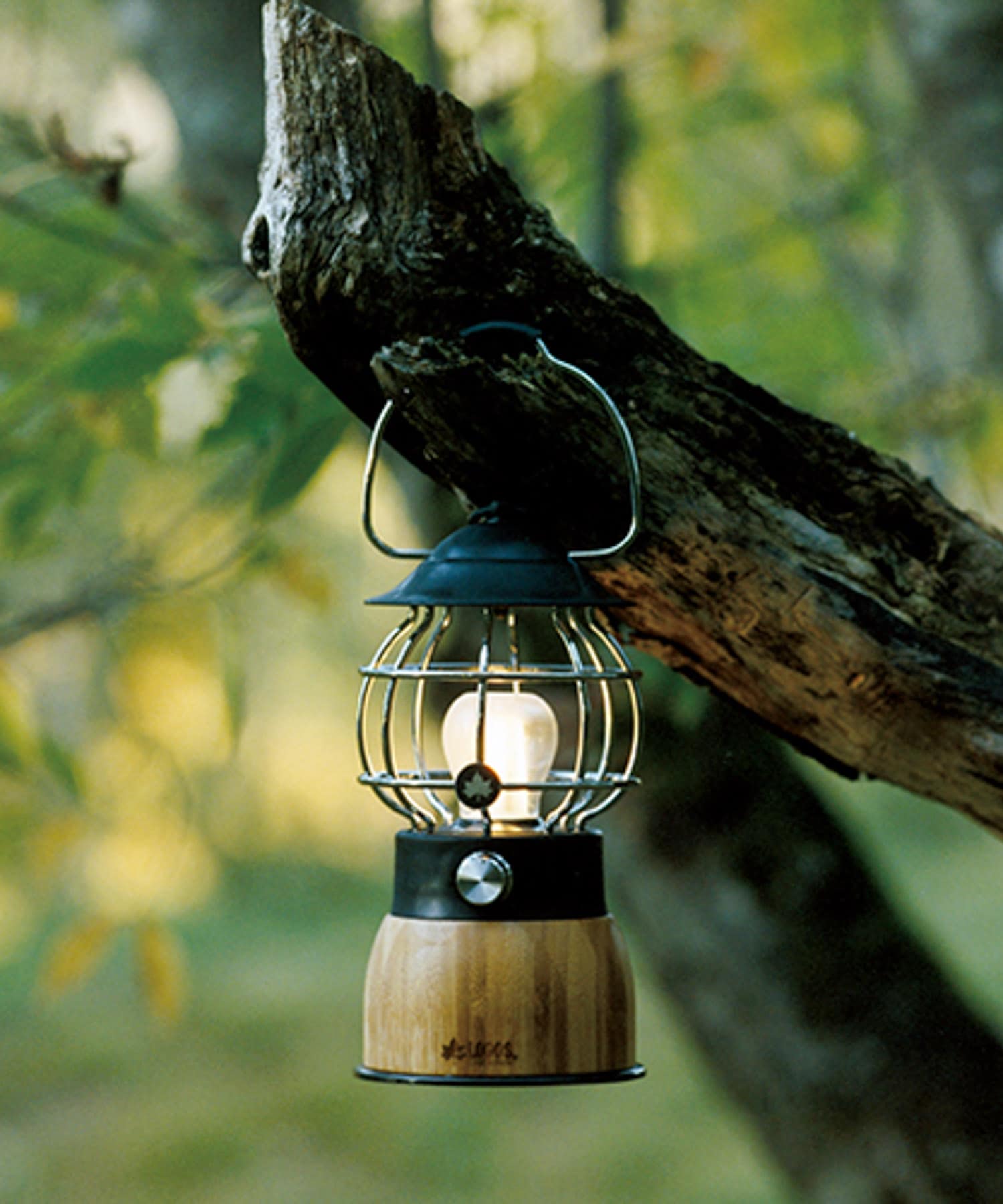 LOGOS　Bambooゆらめき・コテージランタン BLACK -