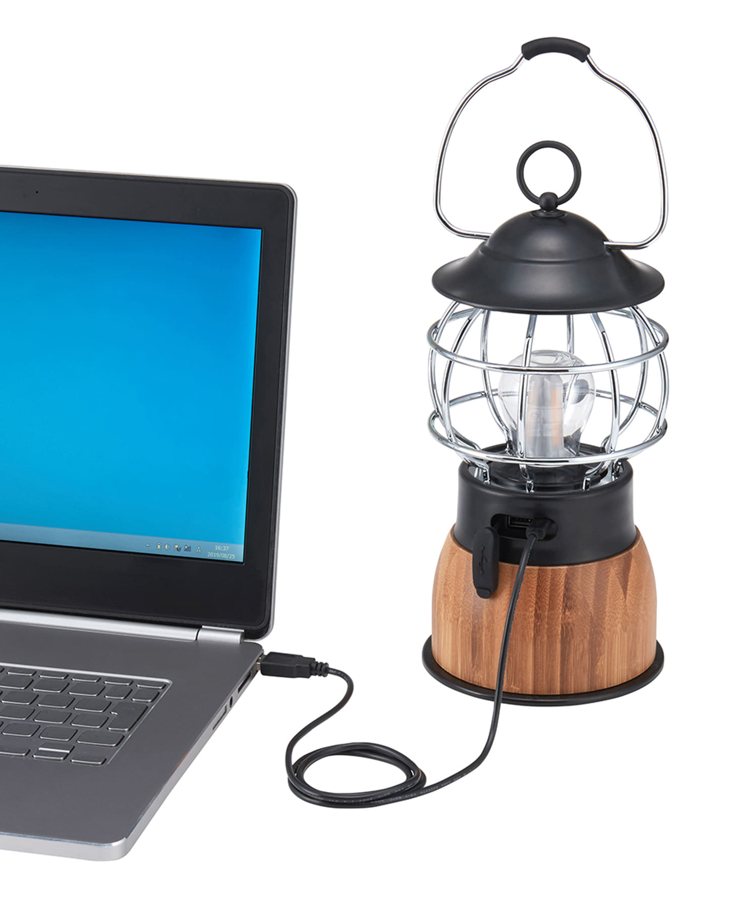 LOGOS Bambooゆらめき・コテージランタン(- BLACK): キャンプ用品