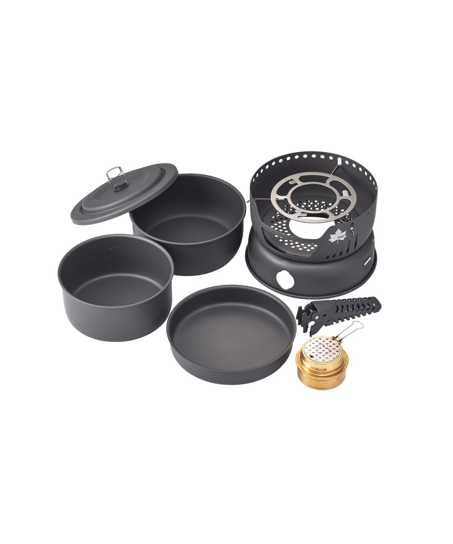 LOGOS　アルコールバーナー&ファミリークッキングセット