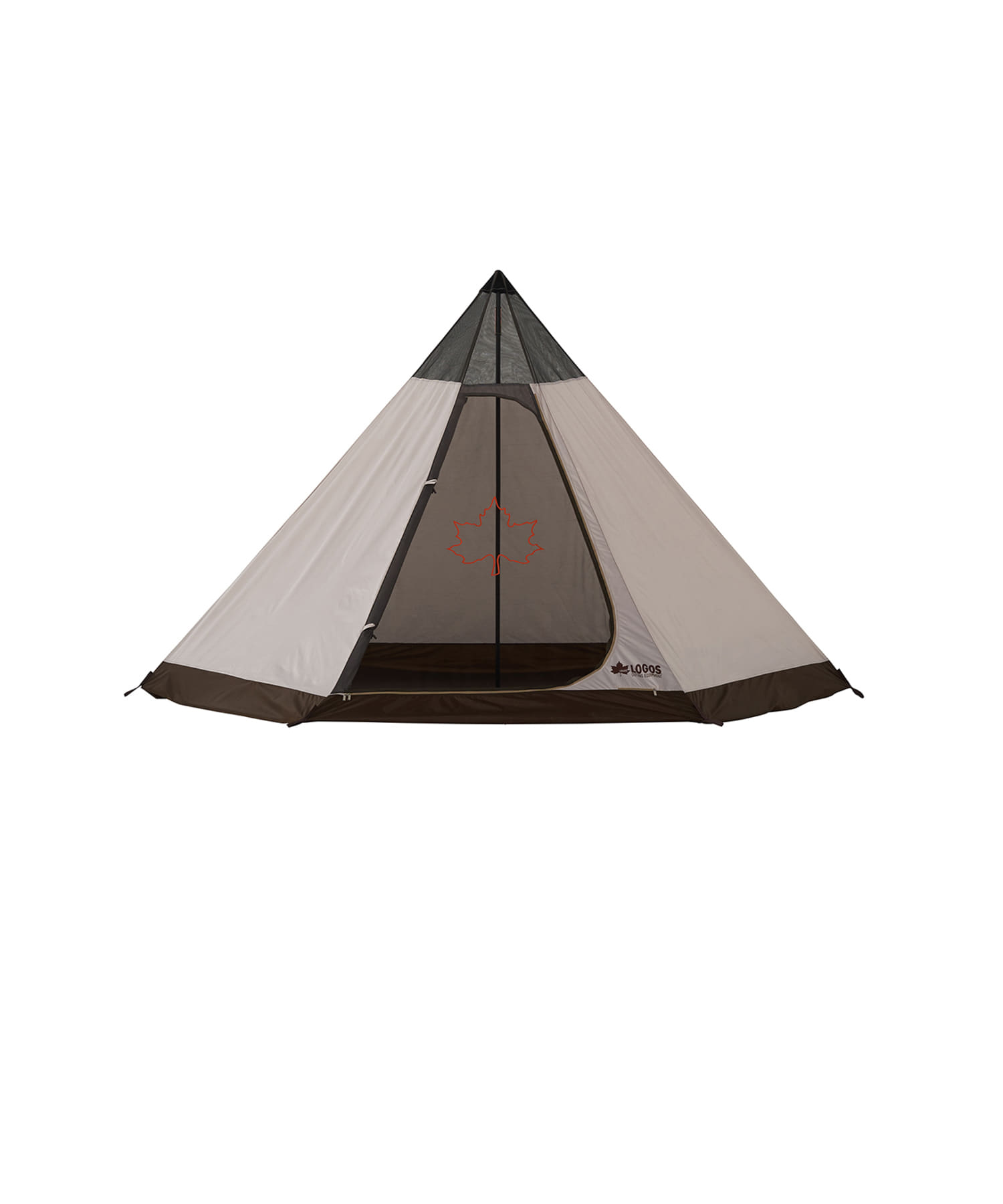LOGOS　SNOOPY Tepee テント BEIGExBRN -