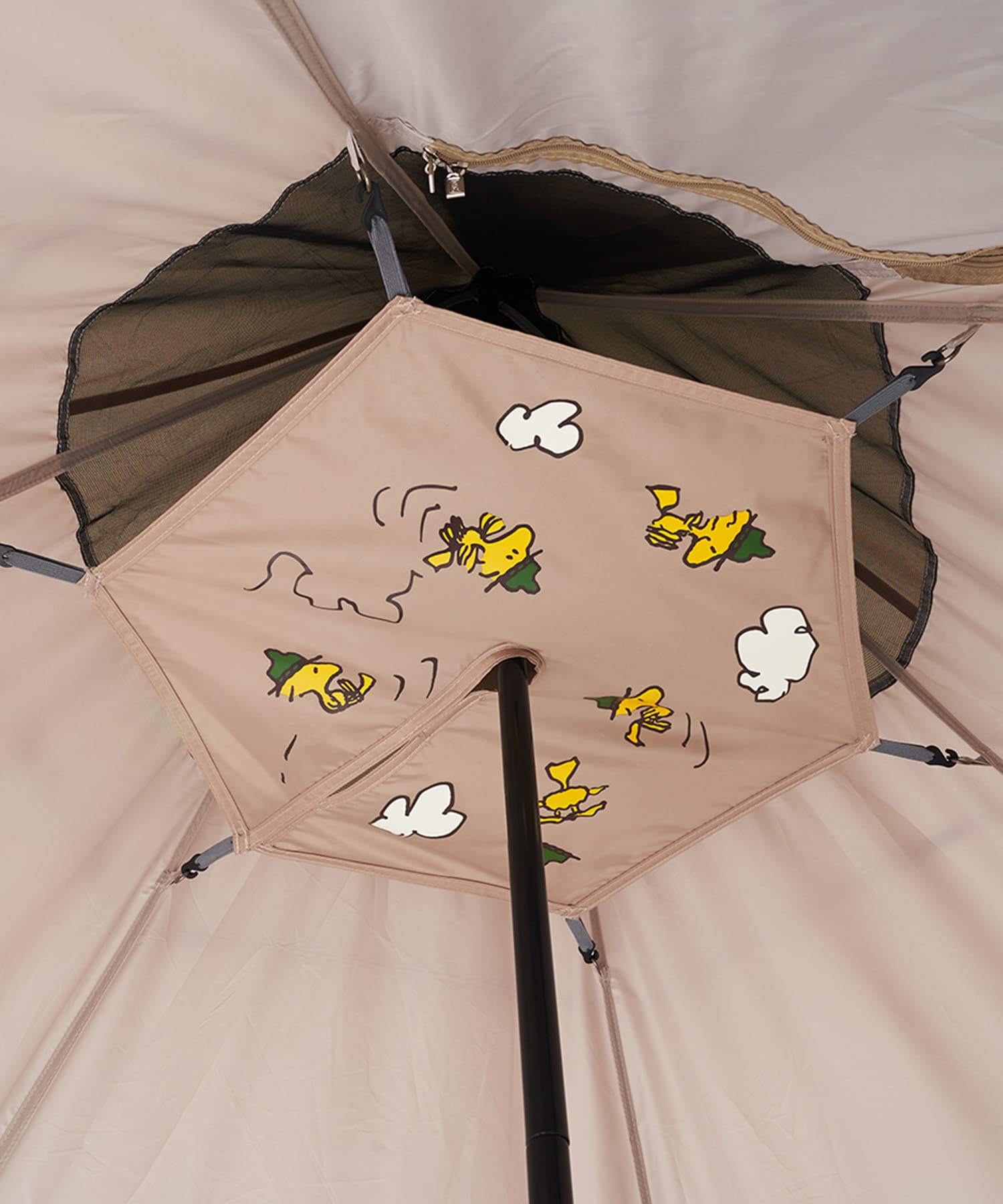 LOGOS　SNOOPY Tepee テント BEIGExBRN -