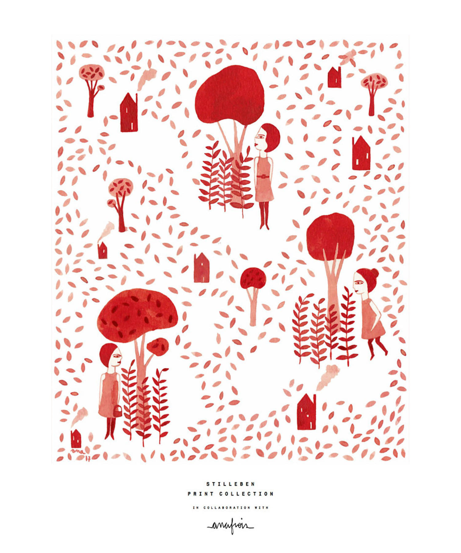 STILLEBEN PRINT COLL　DontStepOnTheFlowersNo40