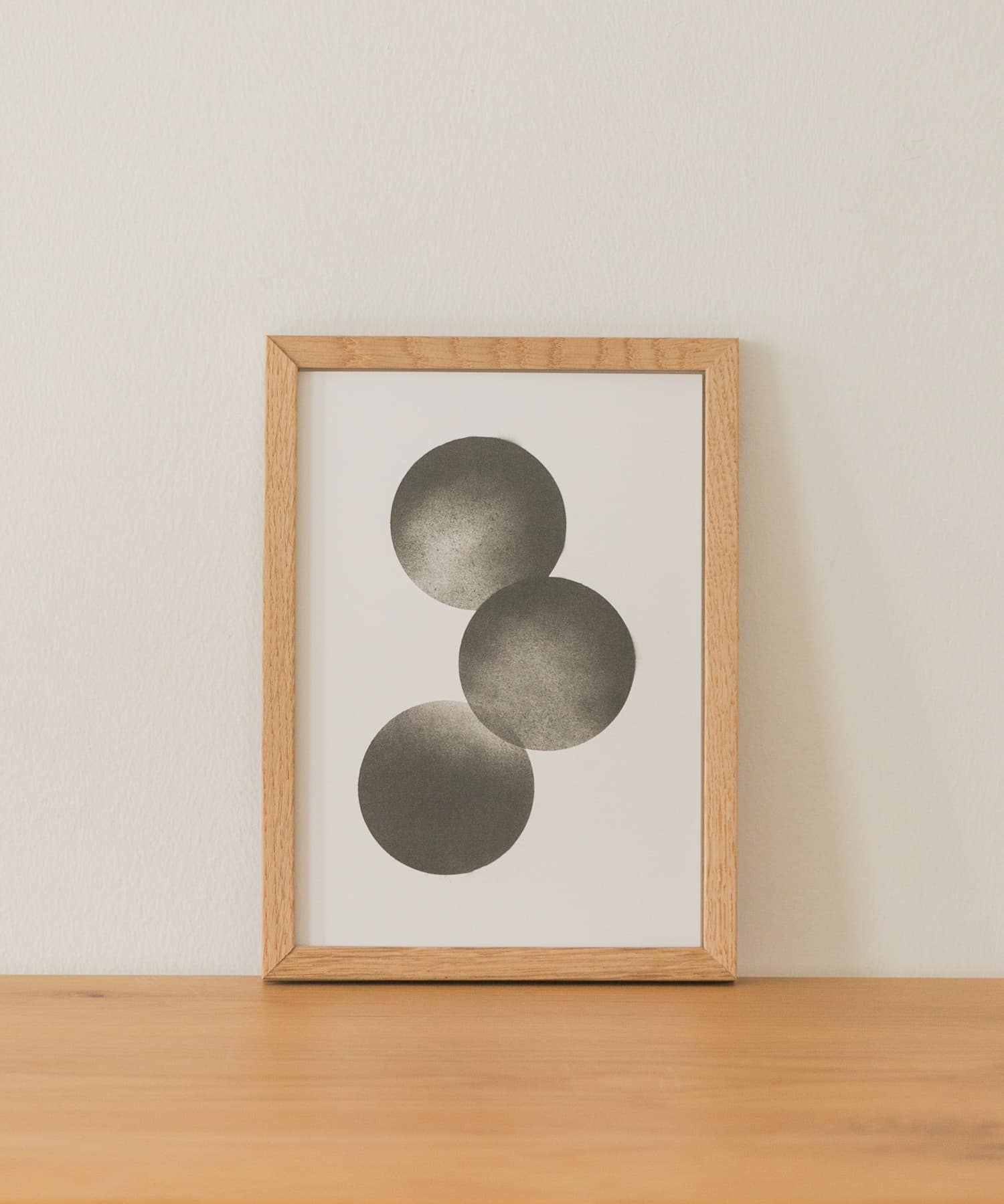 STILLEBEN PRINT COLL　Three Moons No.17 BLACK S