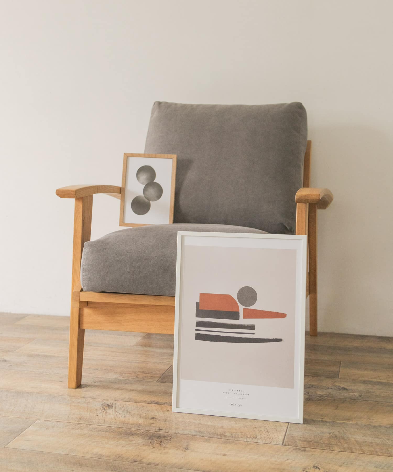 STILLEBEN PRINT COLL　Three Moons No.17 BLACK S