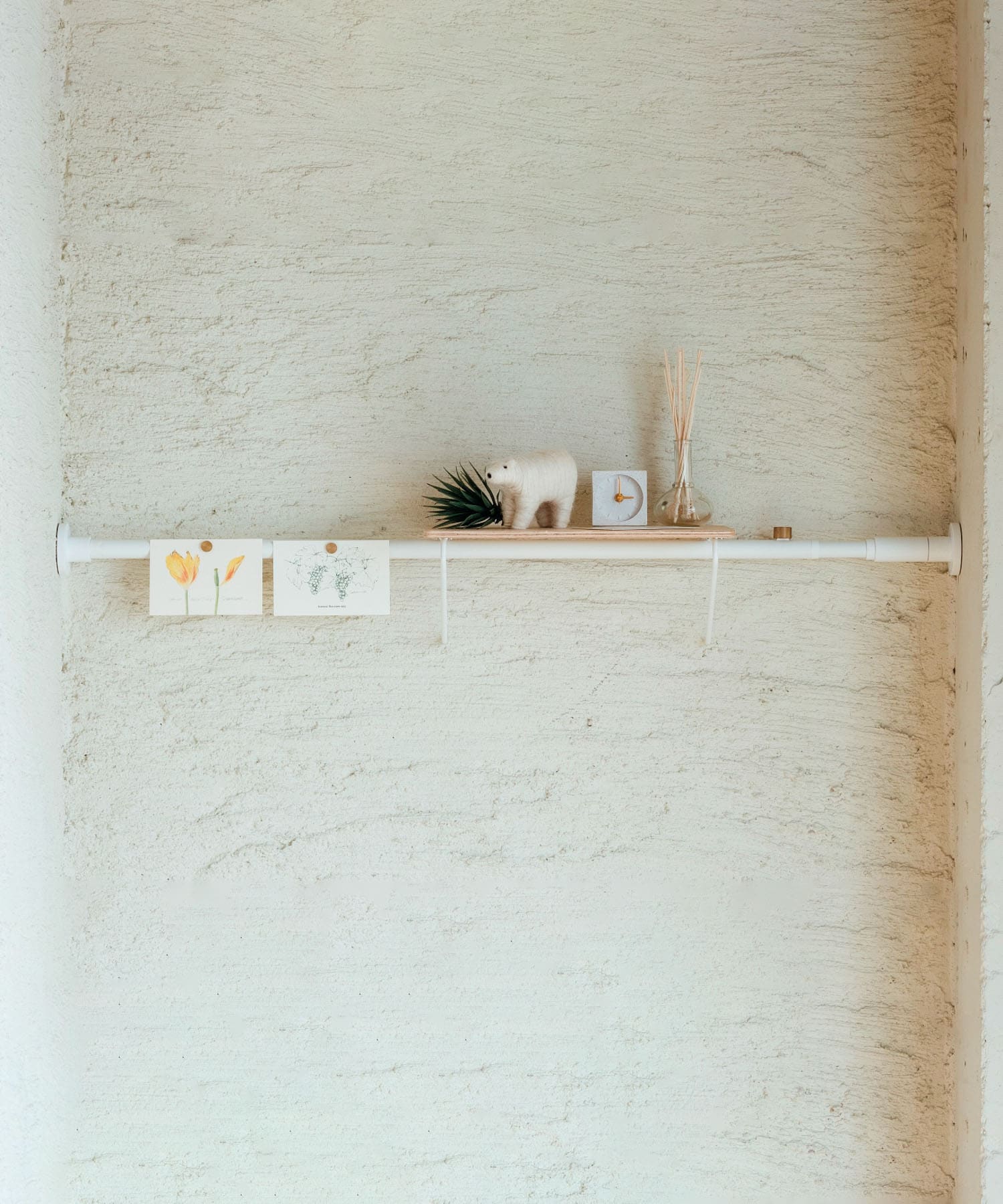 DRAW A LINE　Tension Rod A WH ホワイト FREE