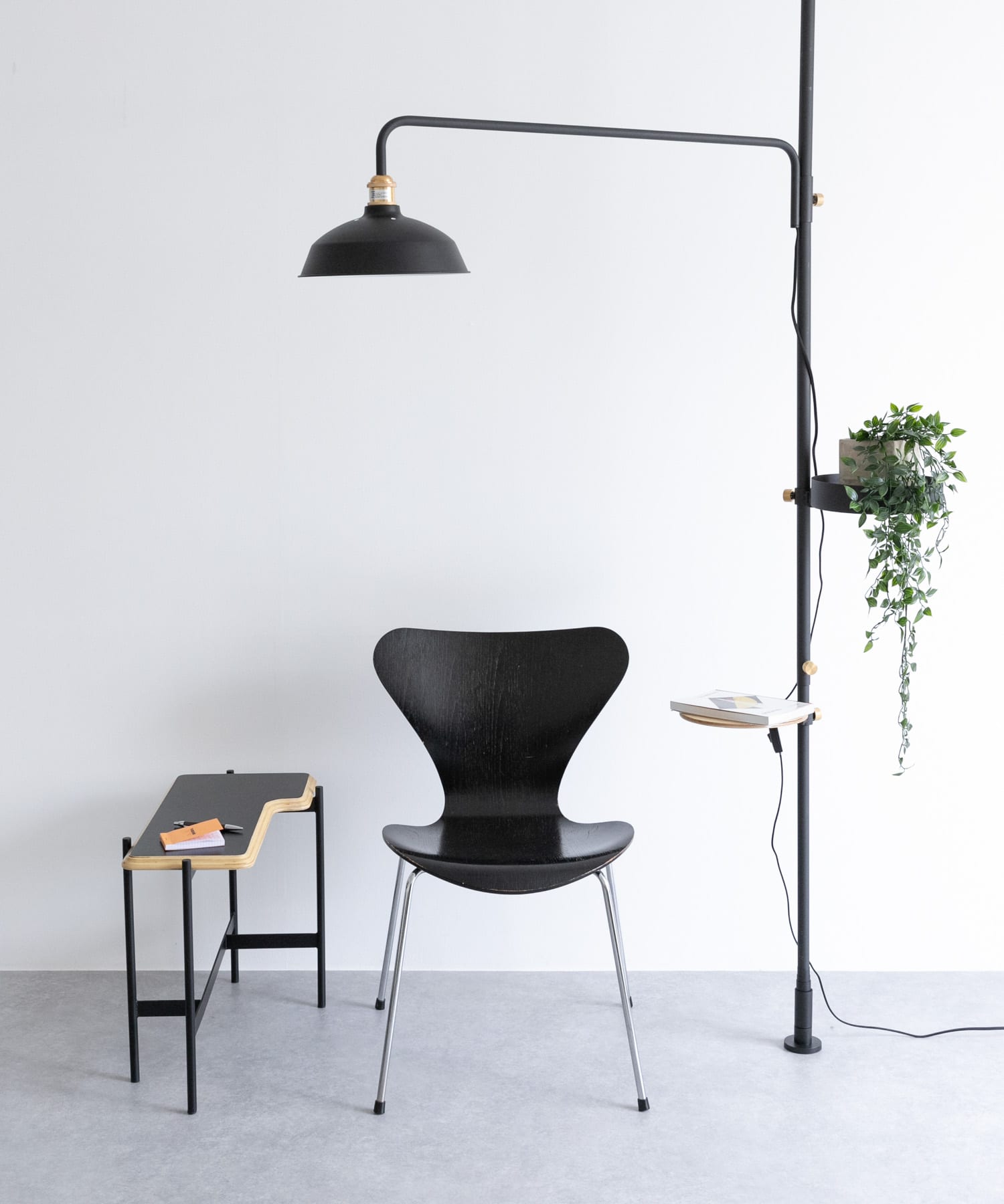 DRAW A LINE　Lamp Arm L Black ブラック FREE