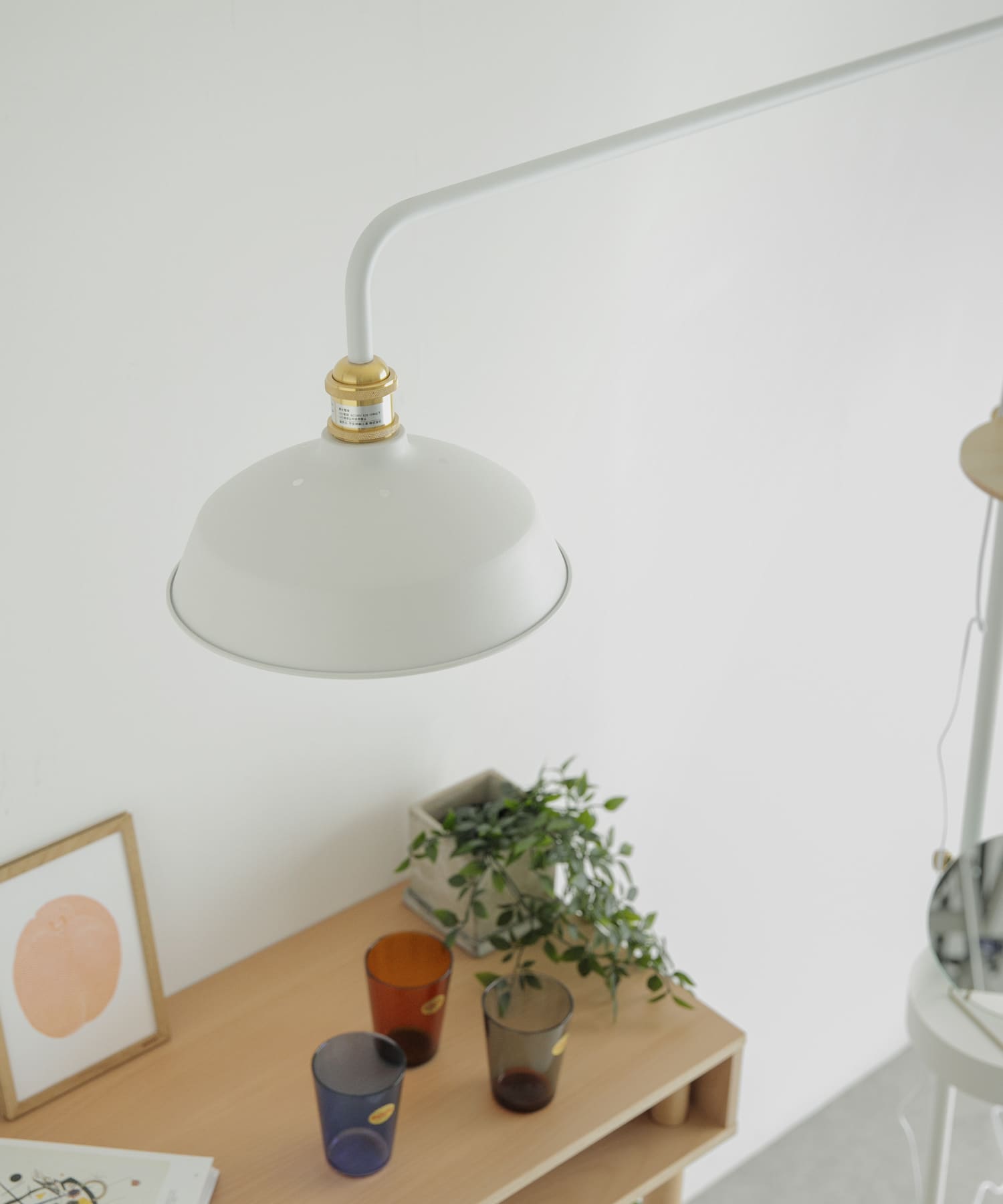 DRAW A LINE　Lamp Arm L White ホワイト FREE