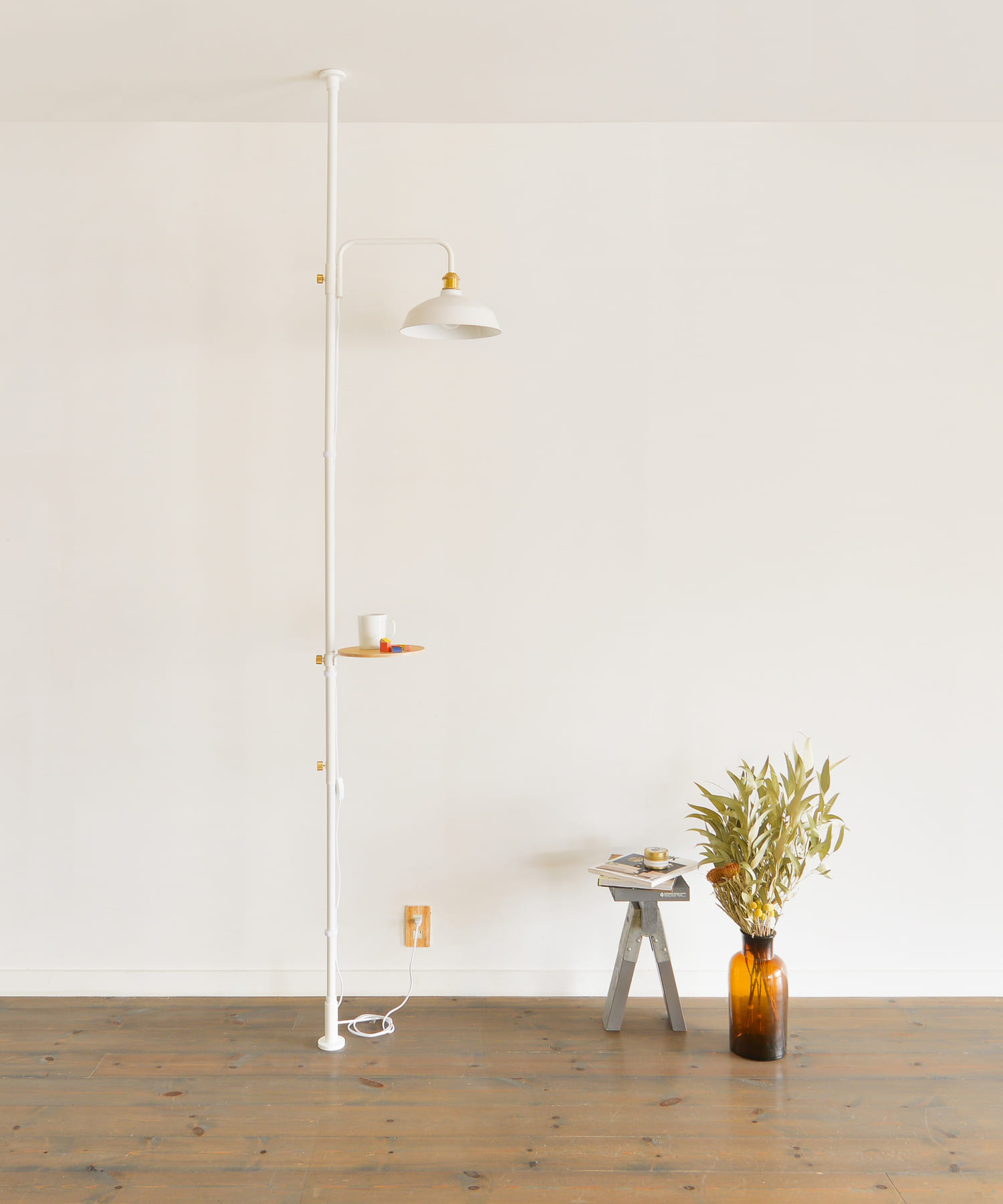 DRAW A LINE　Lamp Arm S White ホワイト FREE