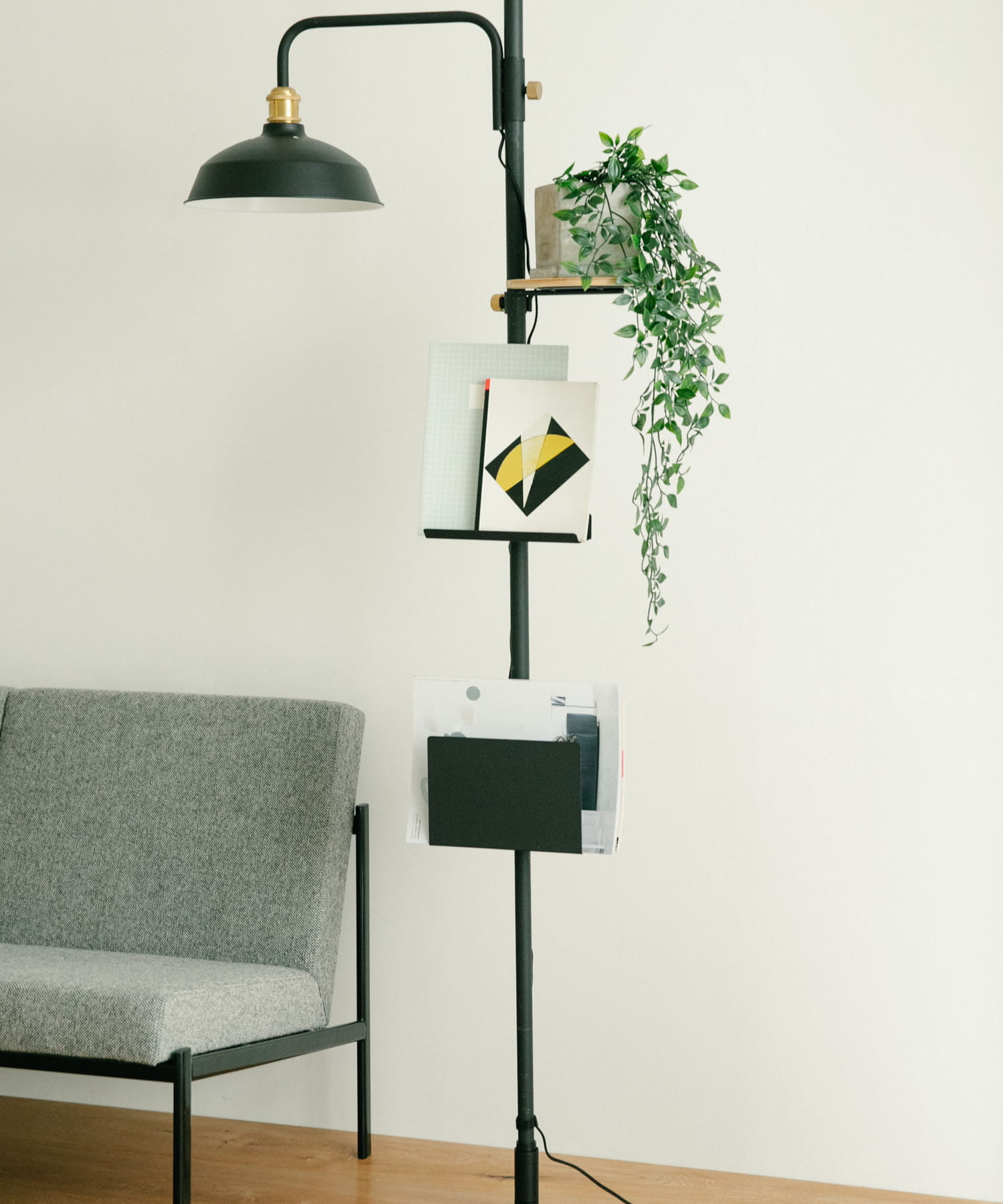 DRAW A LINE　Book Rack WH ホワイト FREE