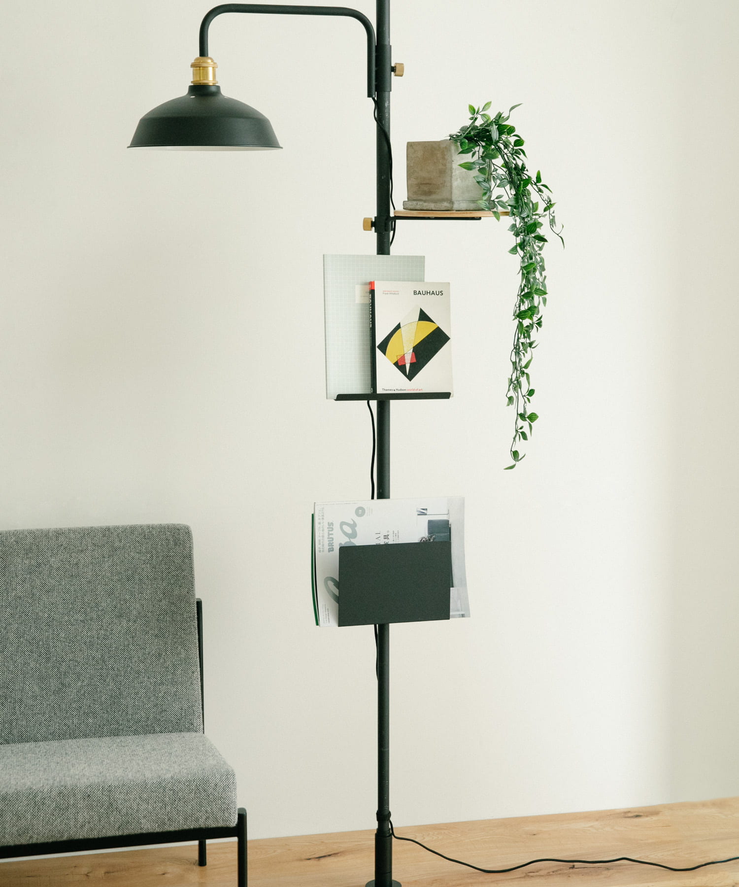 DRAW A LINE　Book Rack WH ホワイト FREE
