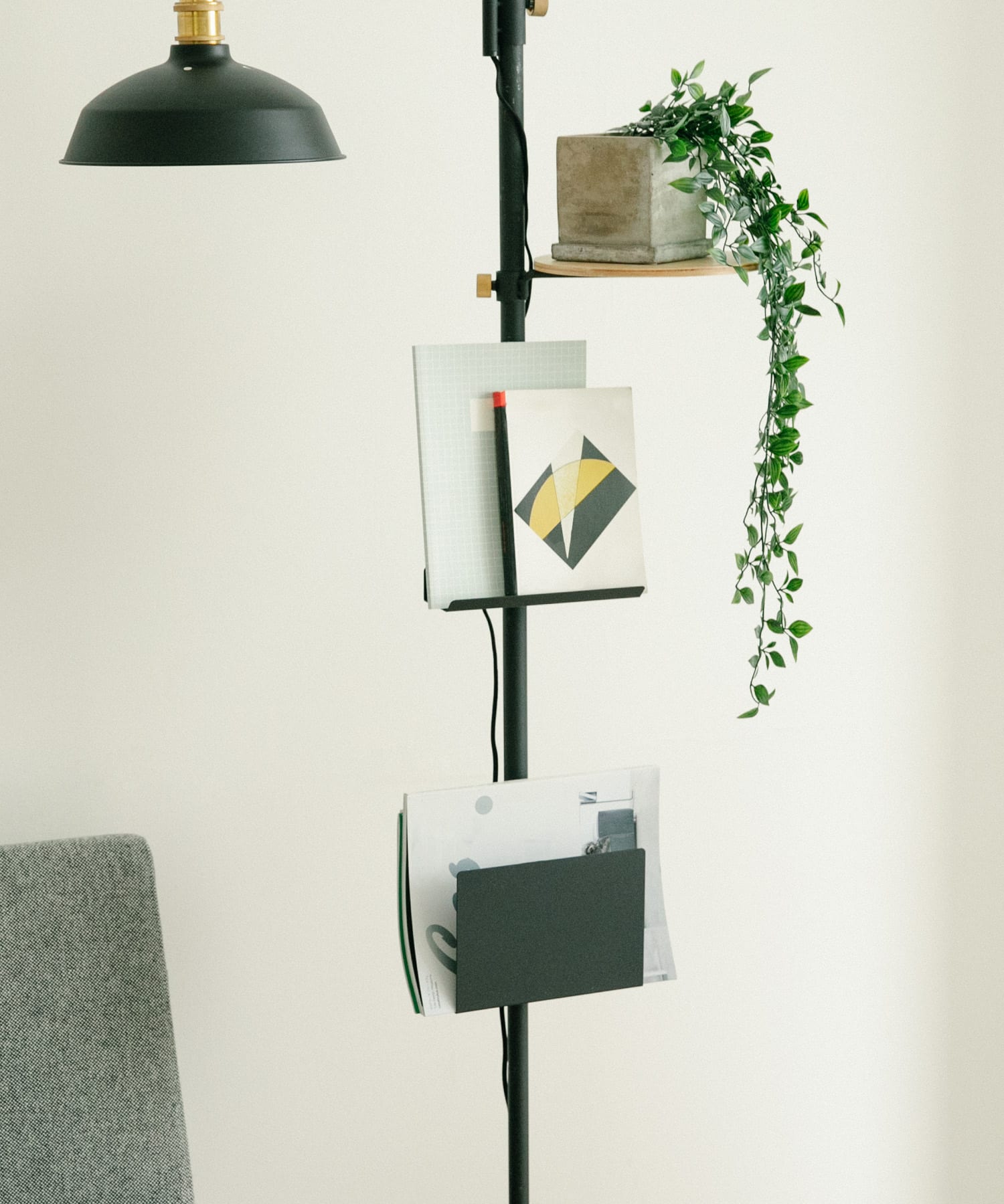 DRAW A LINE　Book Rack WH ホワイト FREE