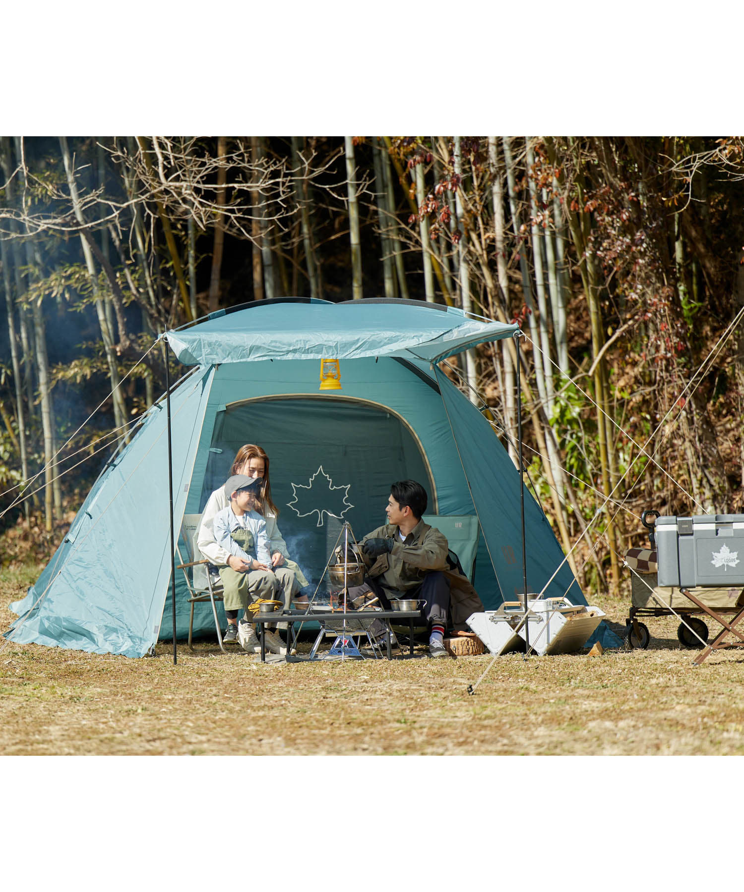 LOGOS URBAN RESEARCH コンフォートベッド 新品未使用 別注』 LOGOS×UR ベーシックドーム(- grayish GN): キャンプ用品