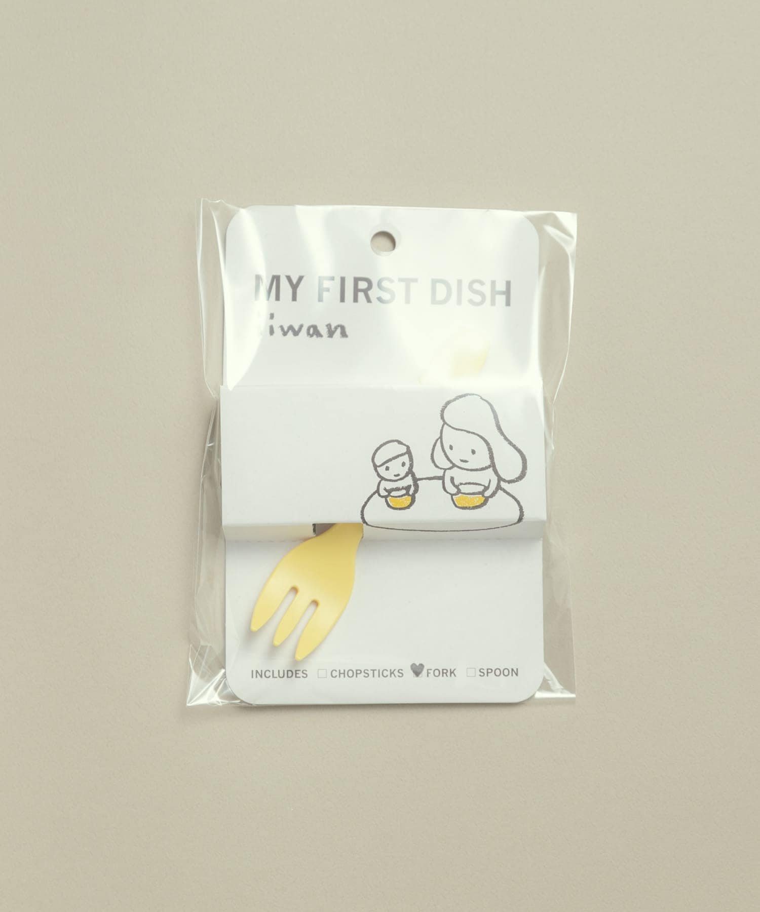 iiwan　フォーク イエロー -