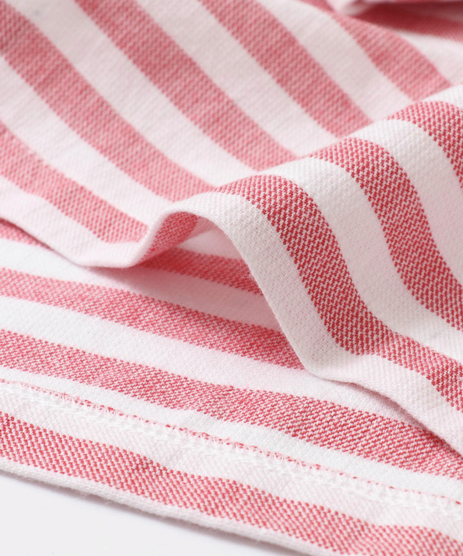 maemukids&baby　ベビーバスローブ(ボーダー) RED -