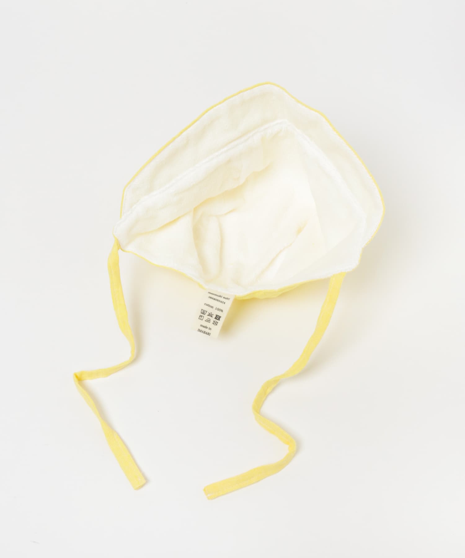maemukids&baby　タオルキャップ YELLOW -