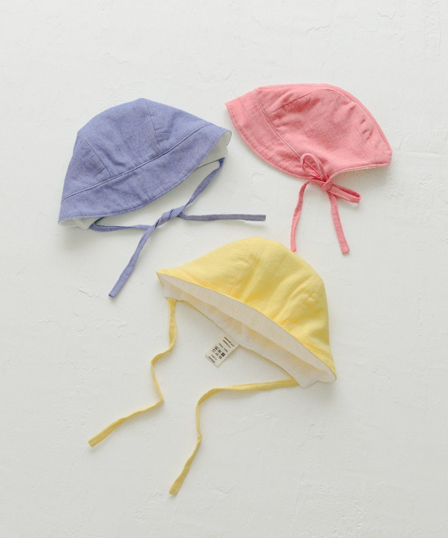 maemukids&baby　タオルキャップ YELLOW -