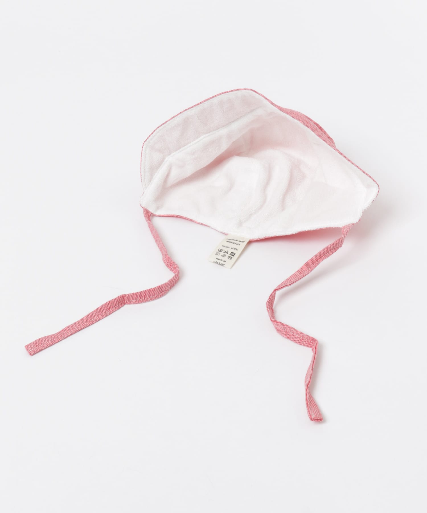 maemukids&baby　タオルキャップ RED -