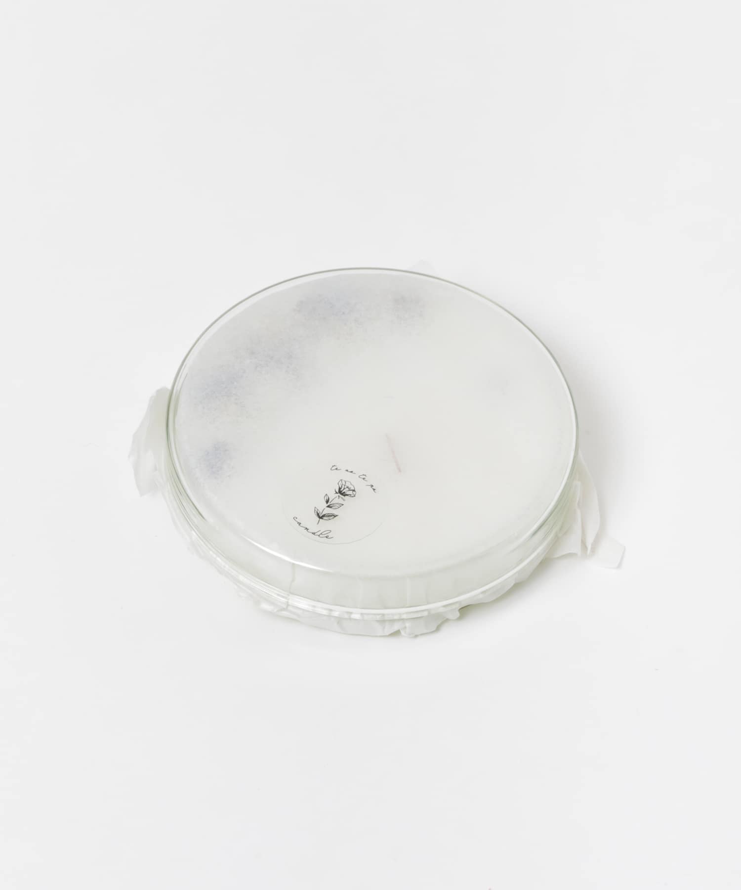 te ao te po candle　メッセージキャンドル WHITE -