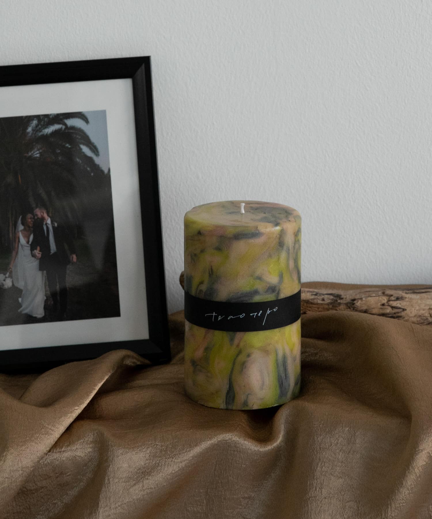 te ao te po candle　キャンドル たまゆら YELLOW -
