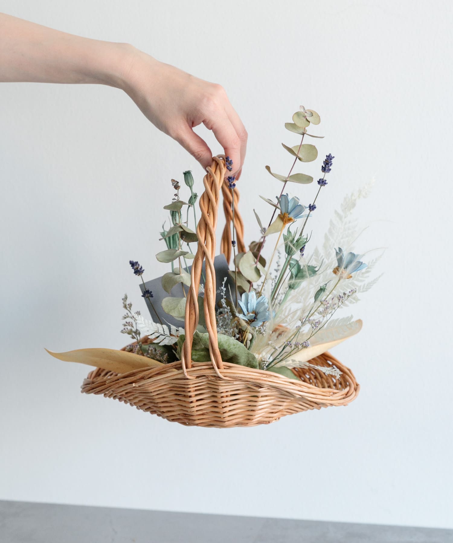 judino　Flower Basket BLUE -