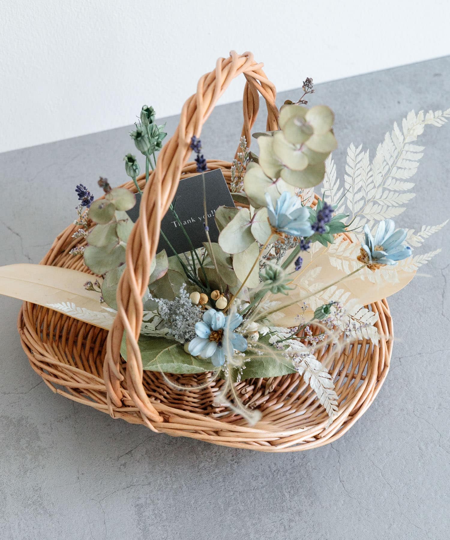 judino　Flower Basket BLUE -