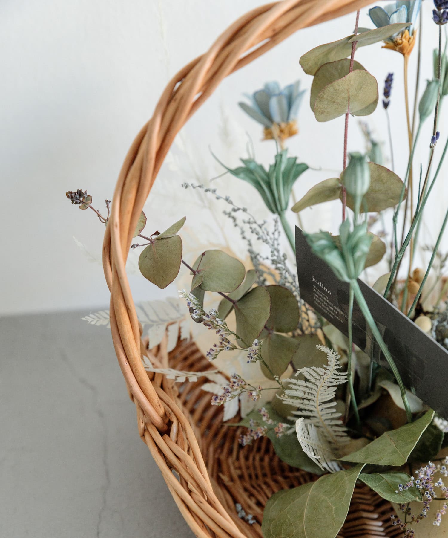 judino　Flower Basket BLUE -