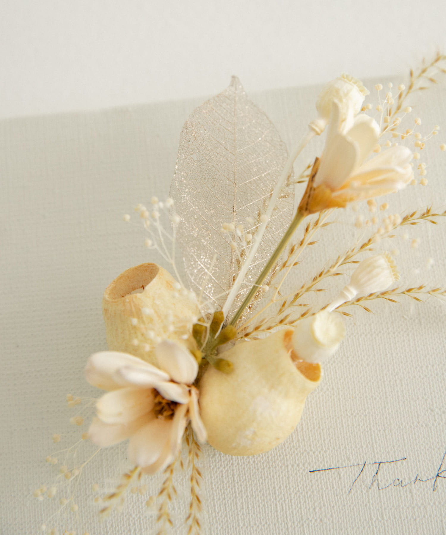 judino　THANK YOU CANVAS white S WHITE S