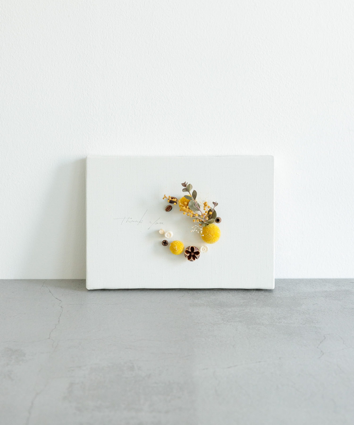 judino　THANK YOU CANVAS white S YELLOW S