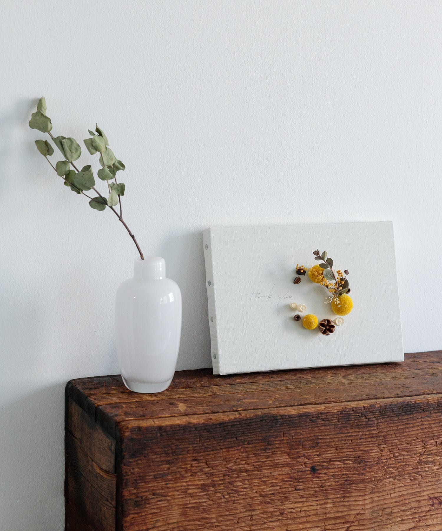 judino　THANK YOU CANVAS white S YELLOW S