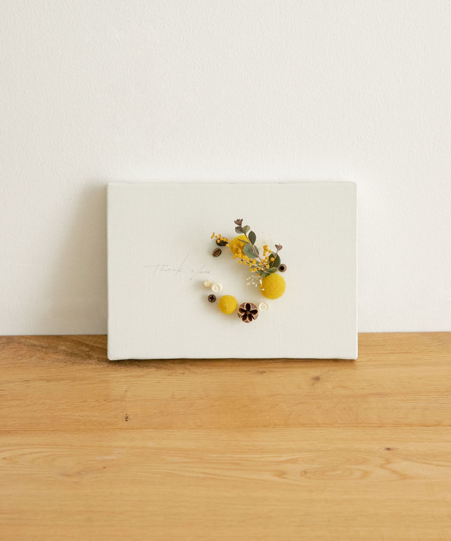 judino　THANK YOU CANVAS white S YELLOW S