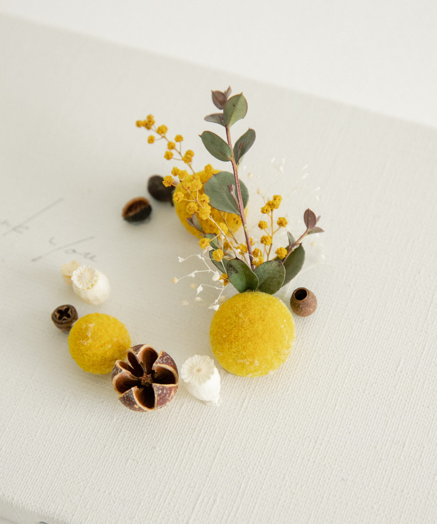 judino　THANK YOU CANVAS white S YELLOW S