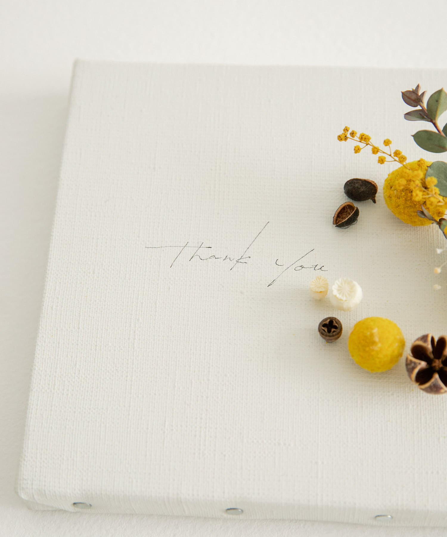judino　THANK YOU CANVAS white S YELLOW S