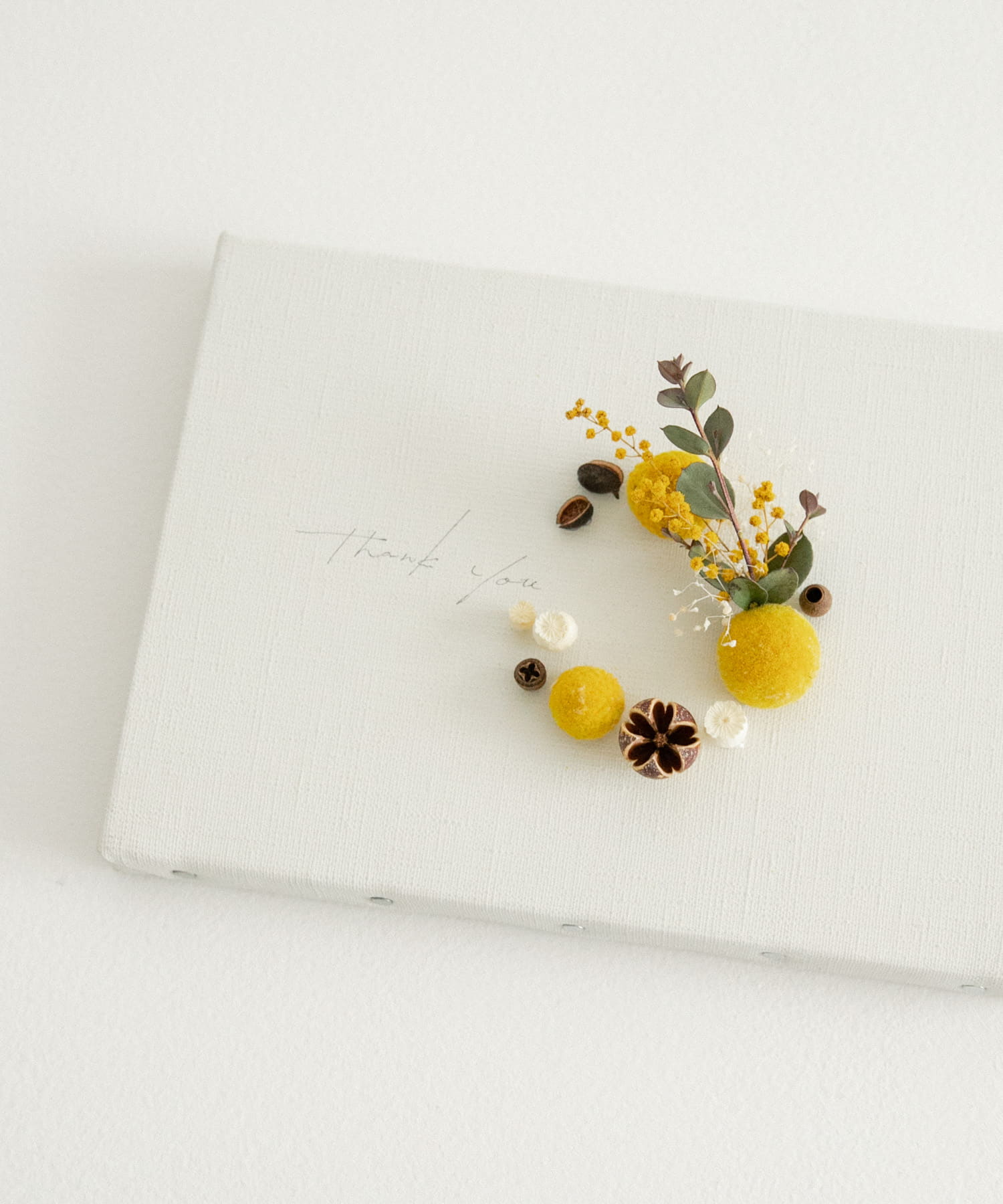 judino　THANK YOU CANVAS white S YELLOW S