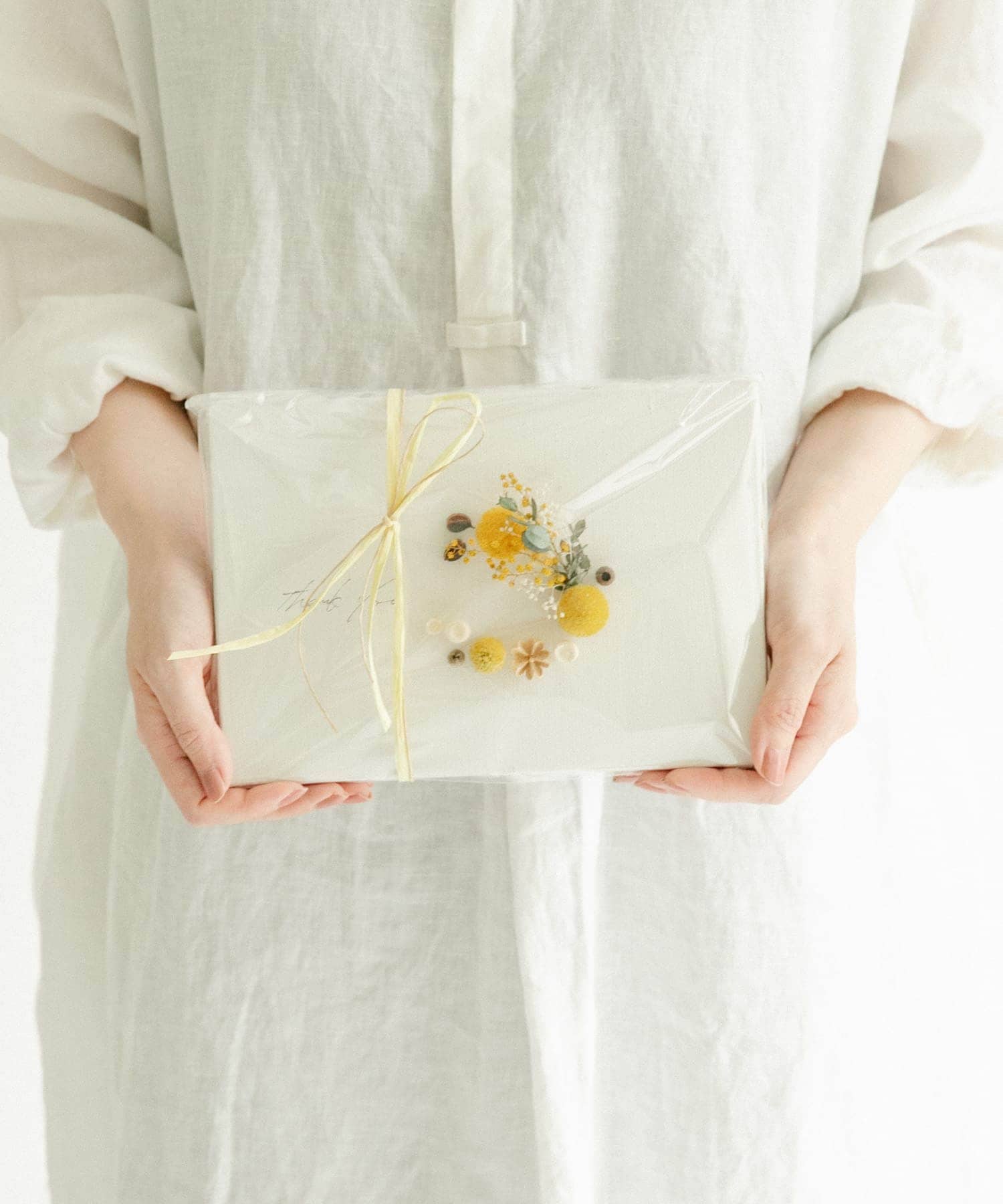 judino　THANK YOU CANVAS white S YELLOW S