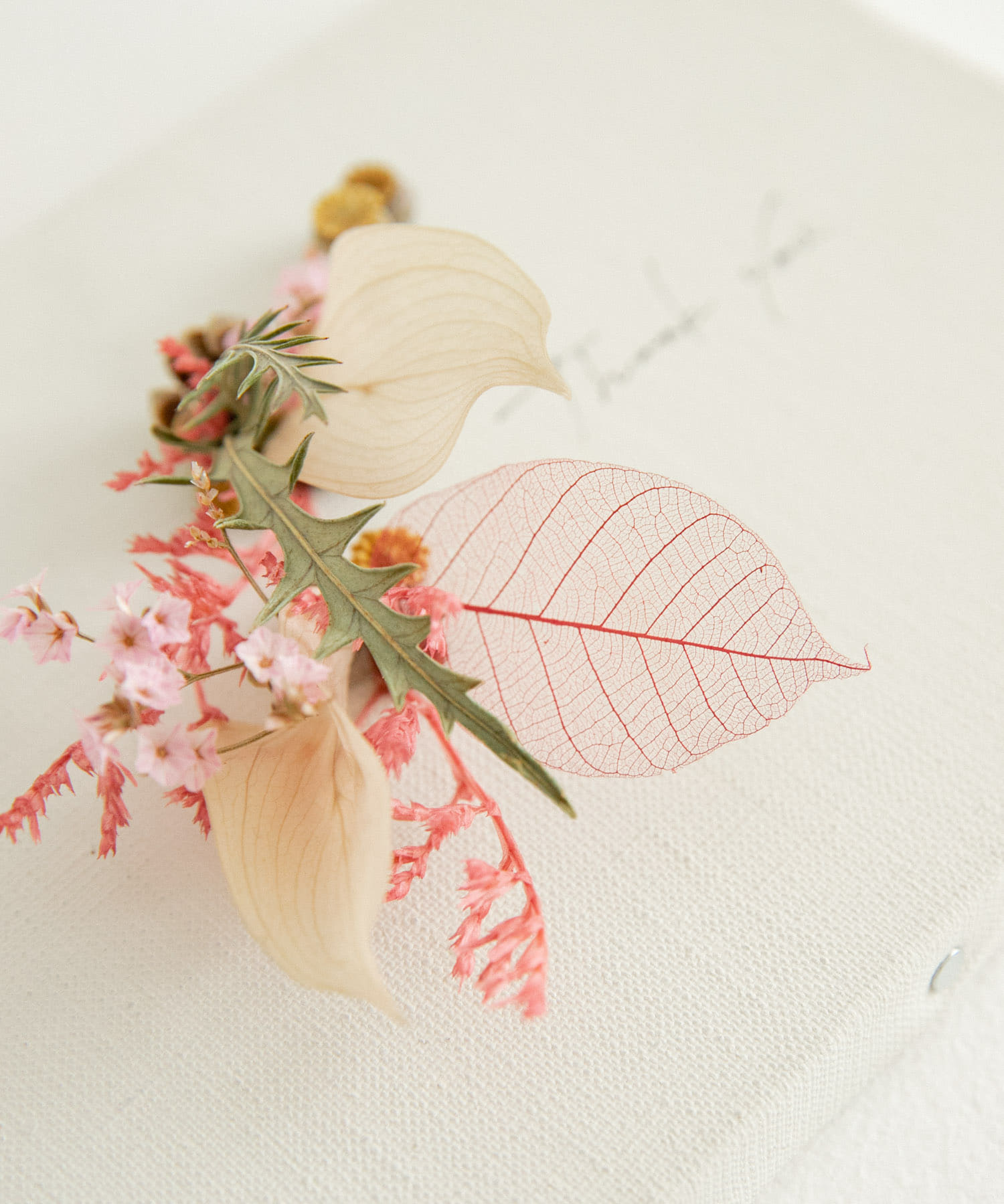 judino　THANK YOU CANVAS white S PINK S