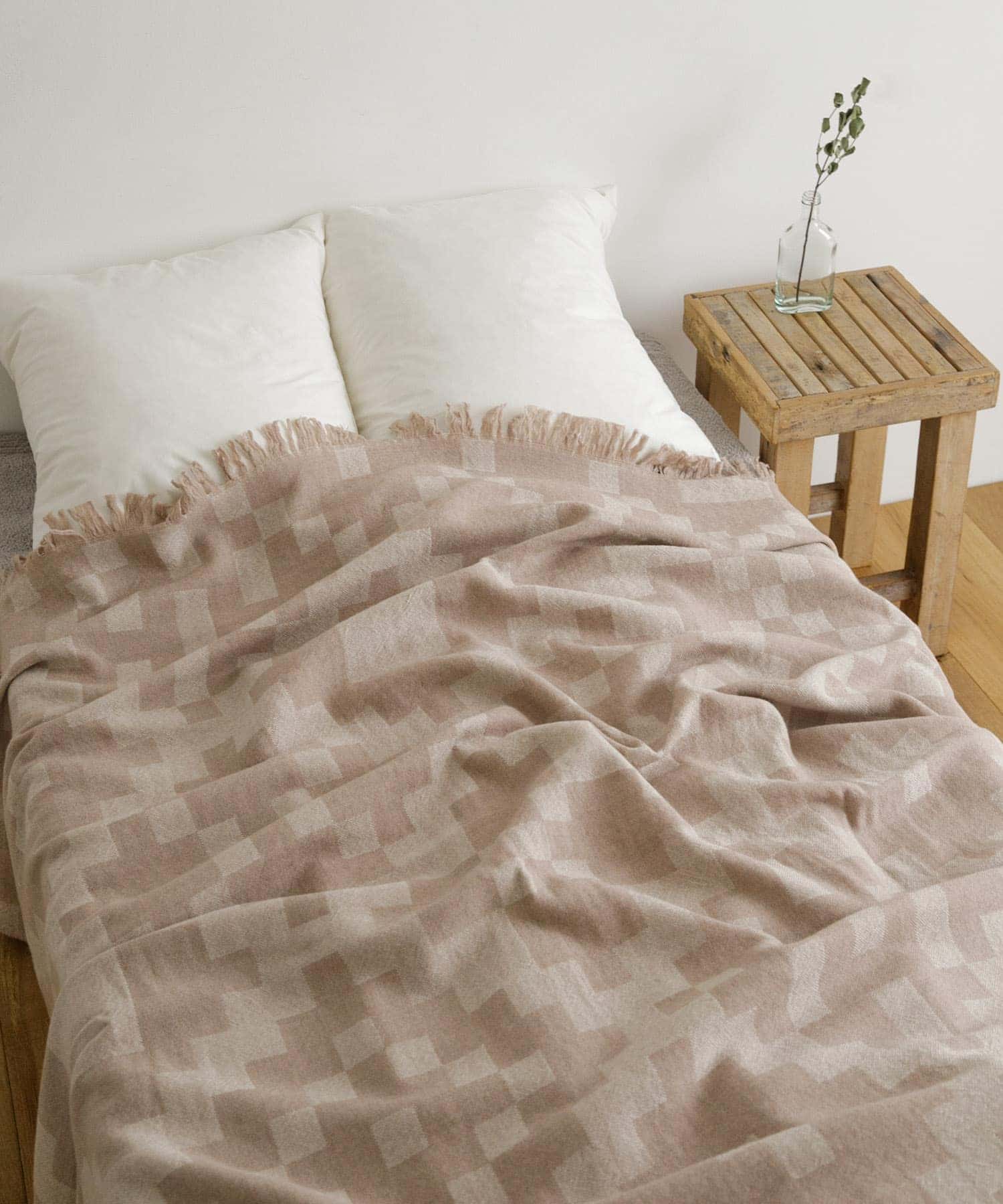 LAPUAN KANKURIT　HUVILA blanket BEG WHITE one