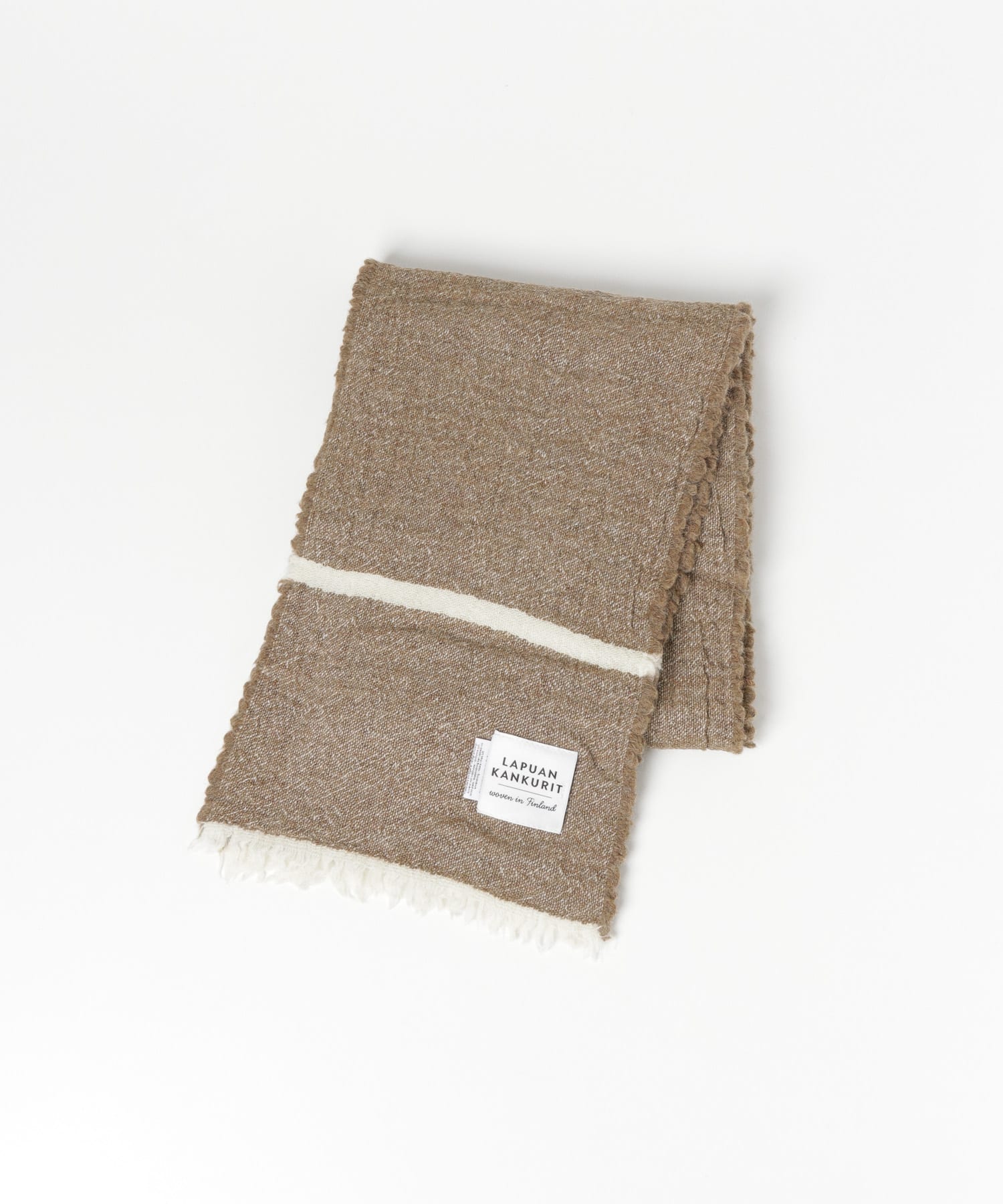 LAPUAN KANKURIT　TANHU scarf brown -