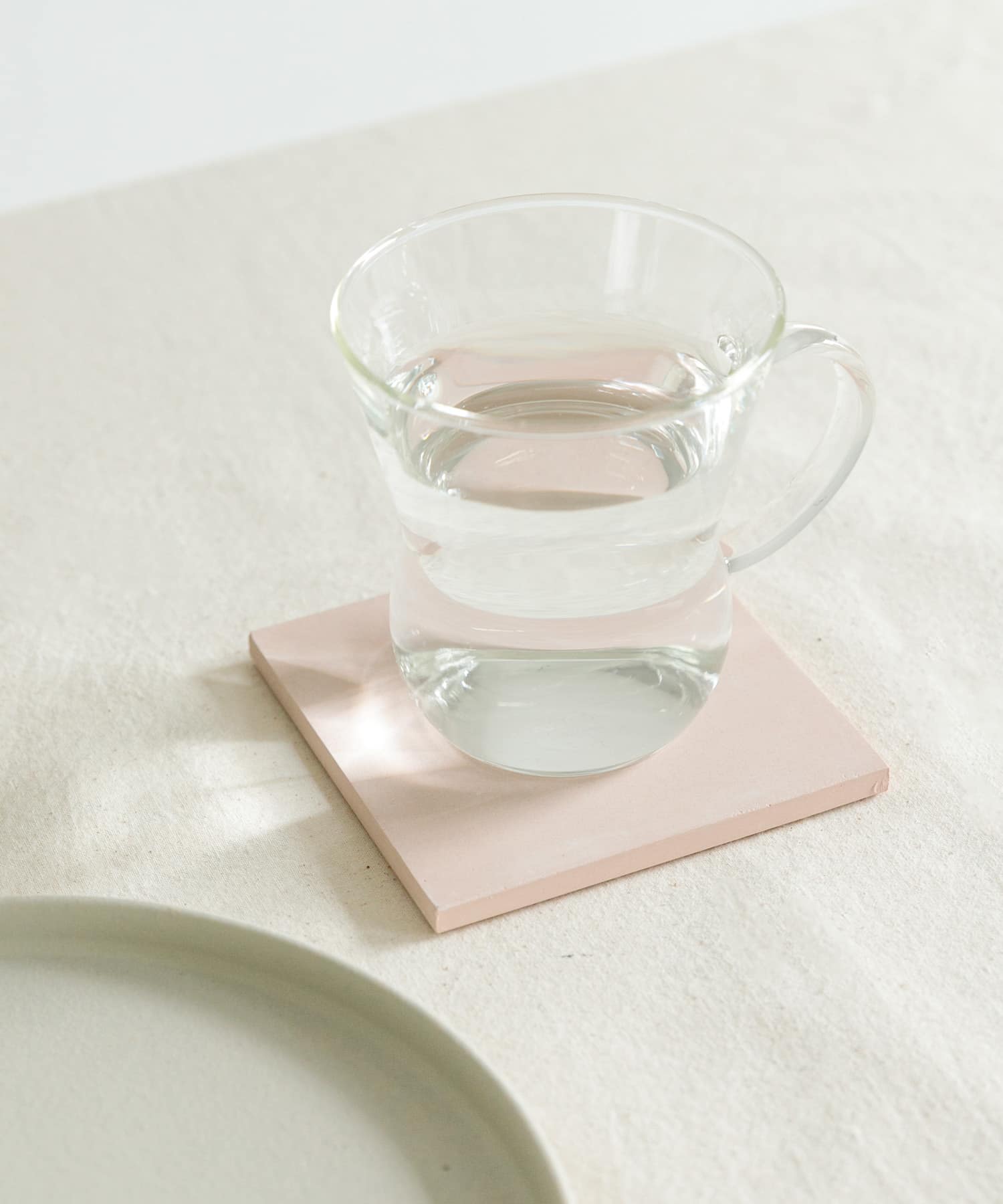 soil　コースターラージ スクエア 2P PINK -
