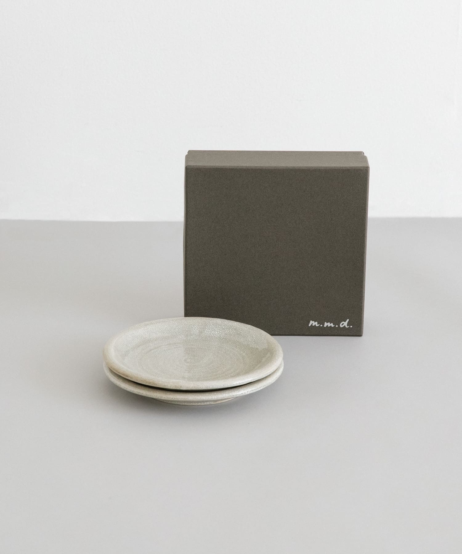 m.m.d.　丸皿S 2枚セット かいらぎ S