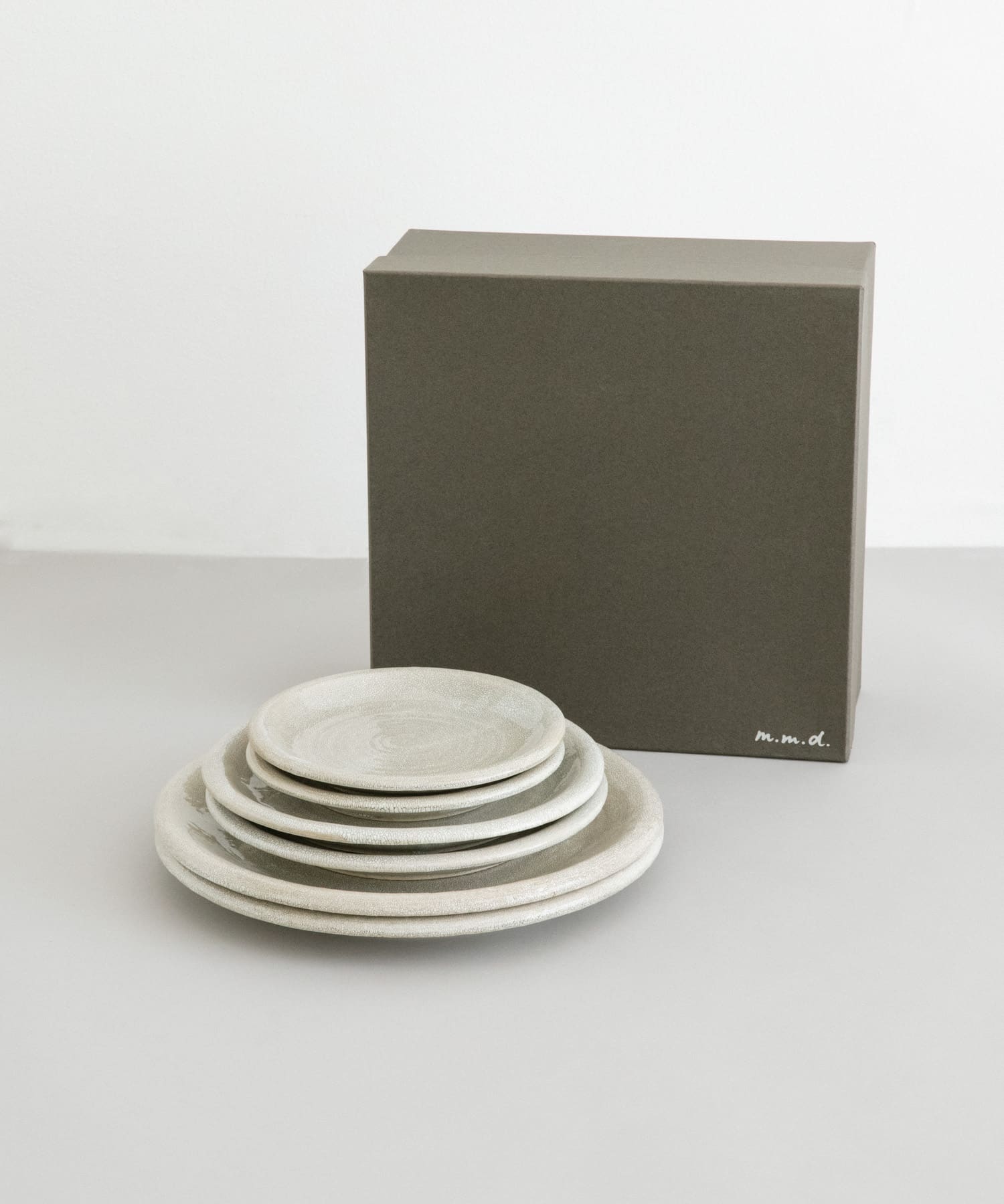 m.m.d.　丸皿 6枚セット